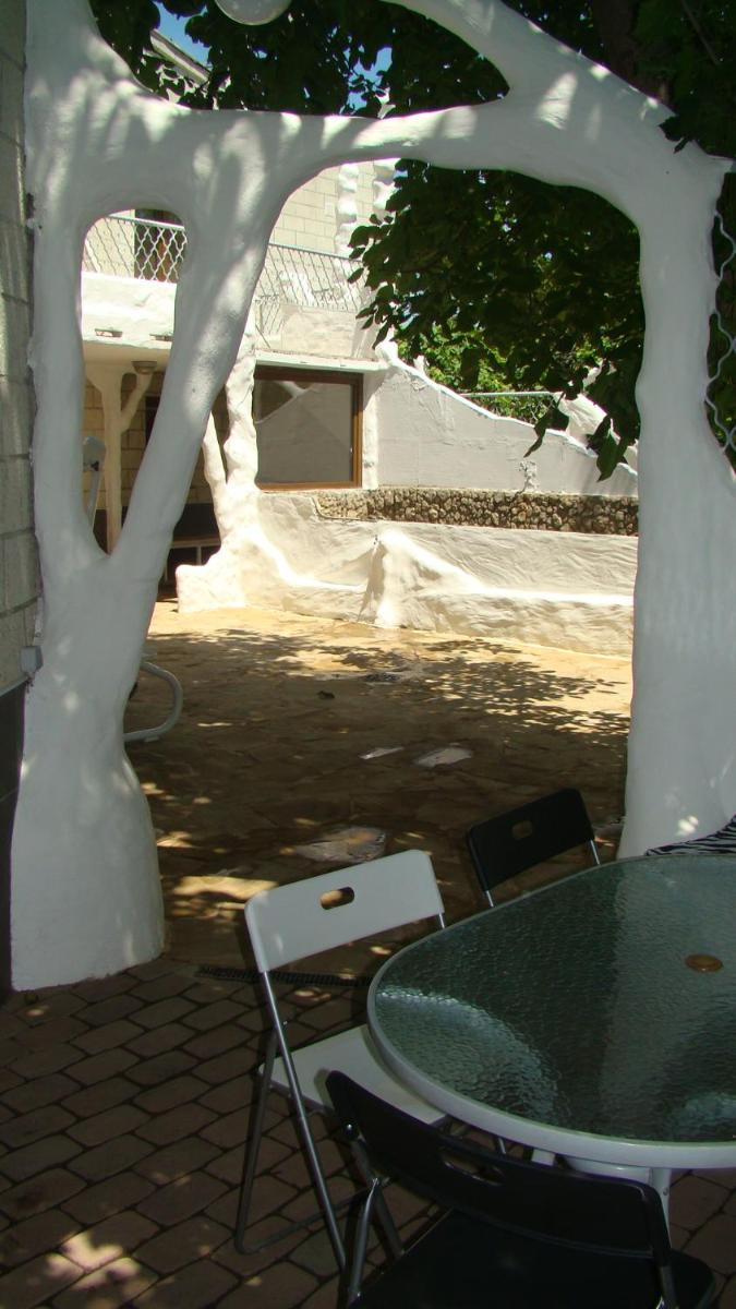 outdoor BBQ area