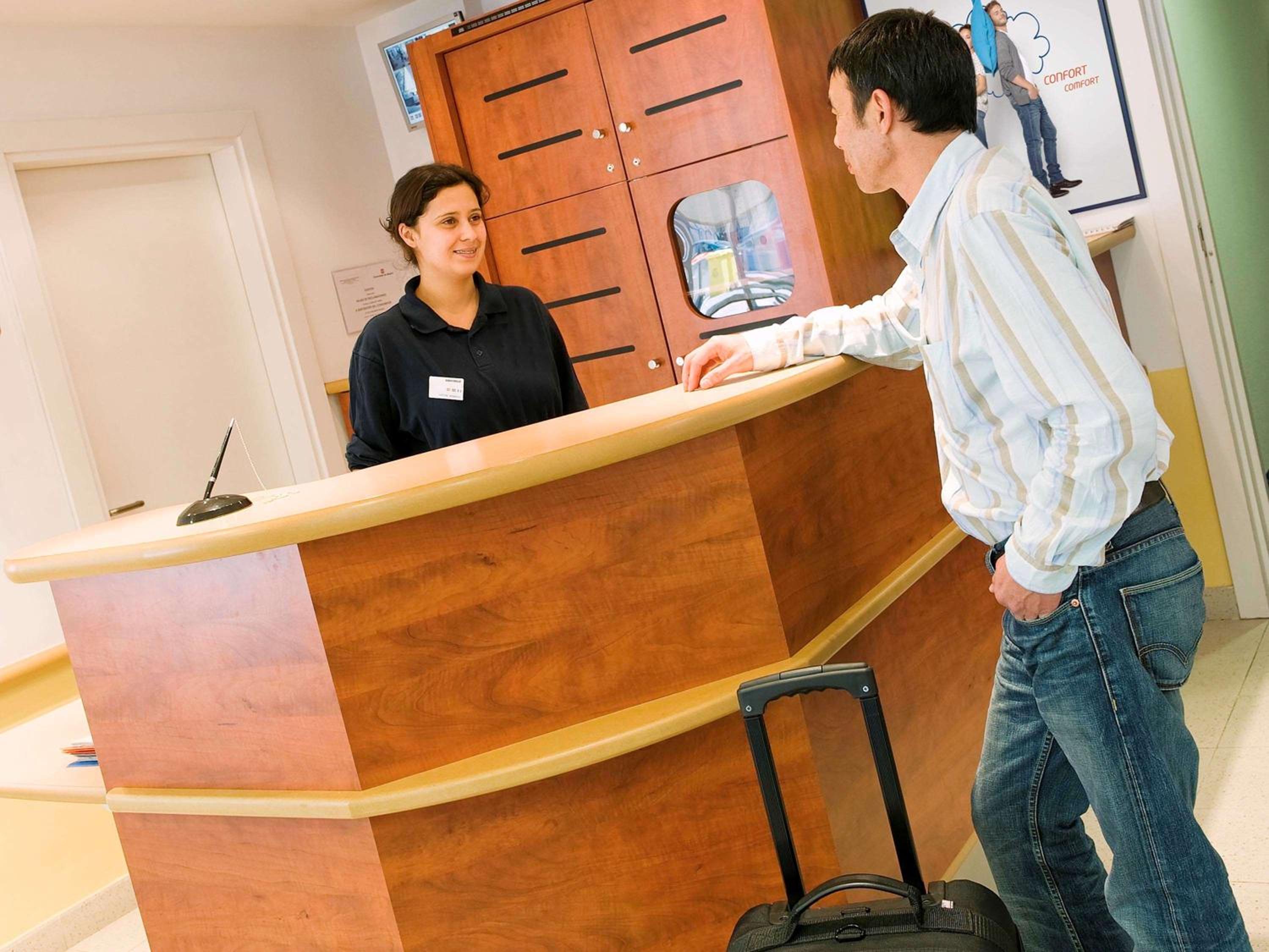 hotel reception