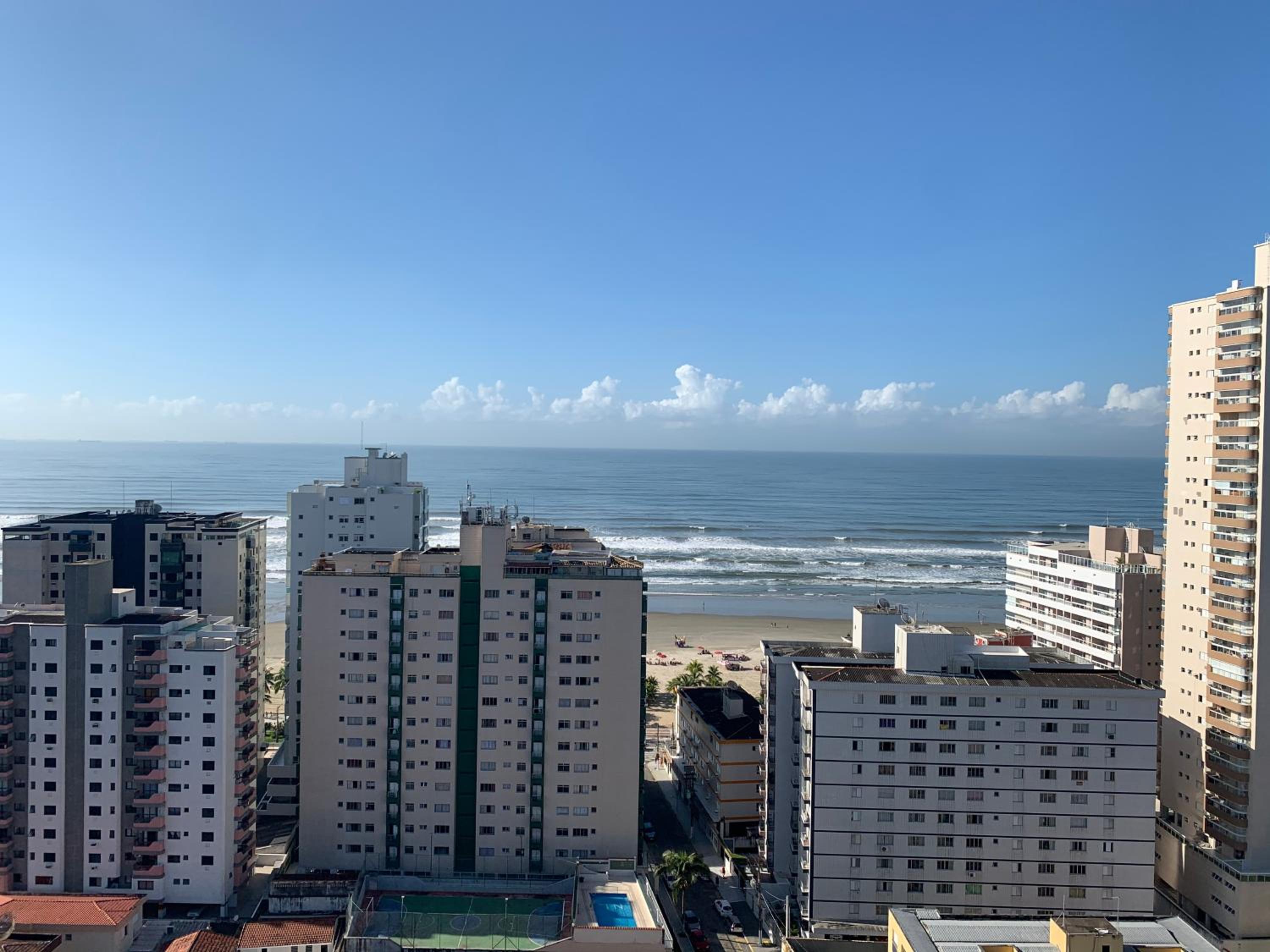 Último andar, varanda gourmet, vista da praia