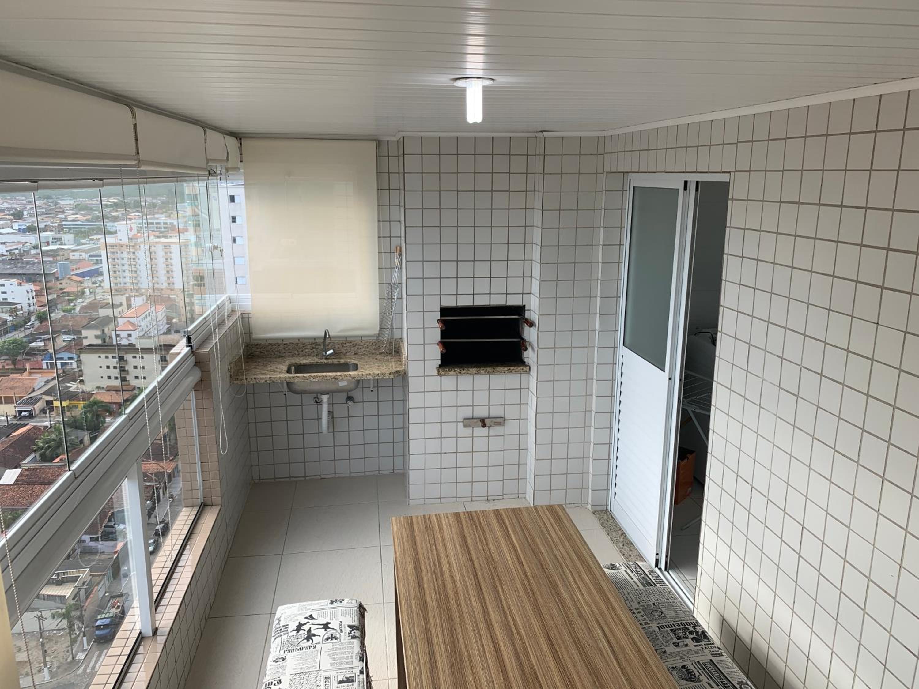 Último andar, varanda gourmet, vista da praia