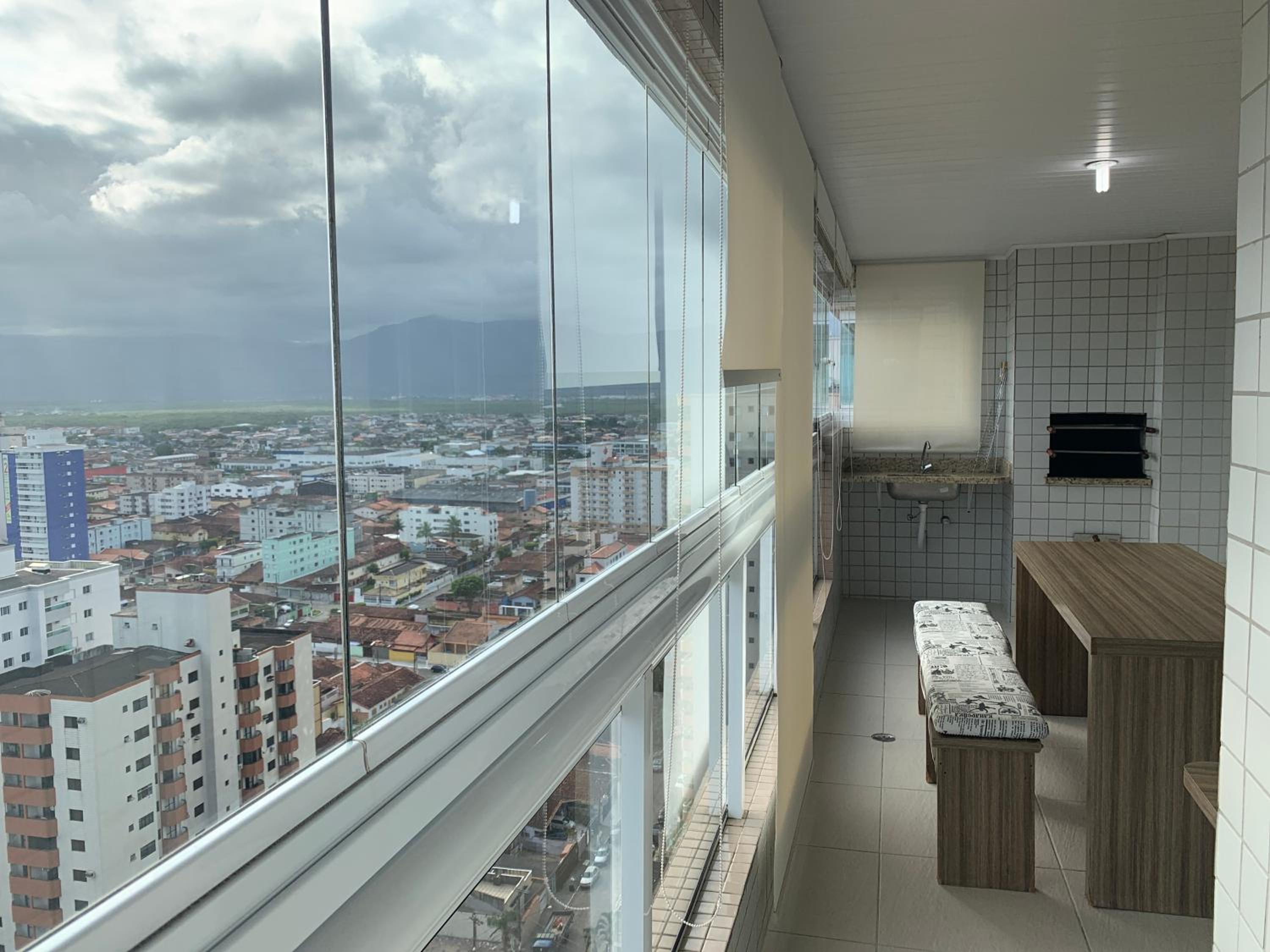 Último andar, varanda gourmet, vista da praia