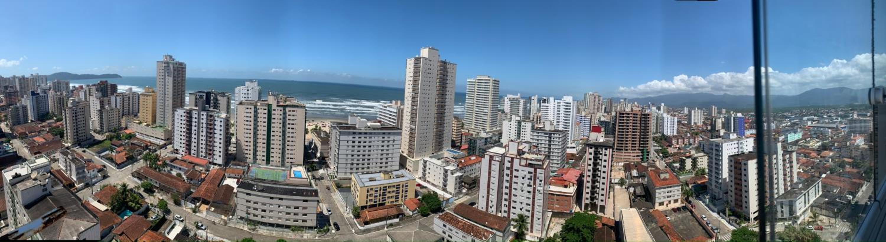 Último andar, varanda gourmet, vista da praia