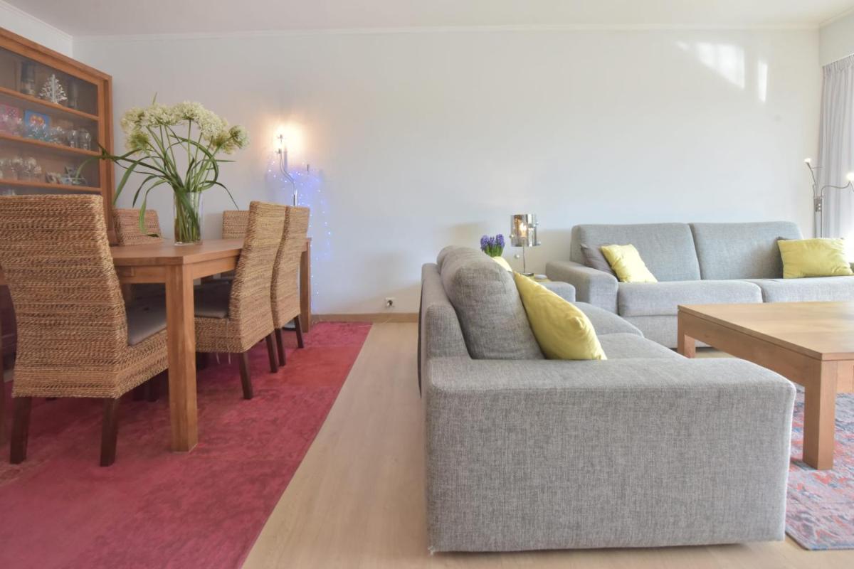 2-bedroom apartment with a residential pool view 5