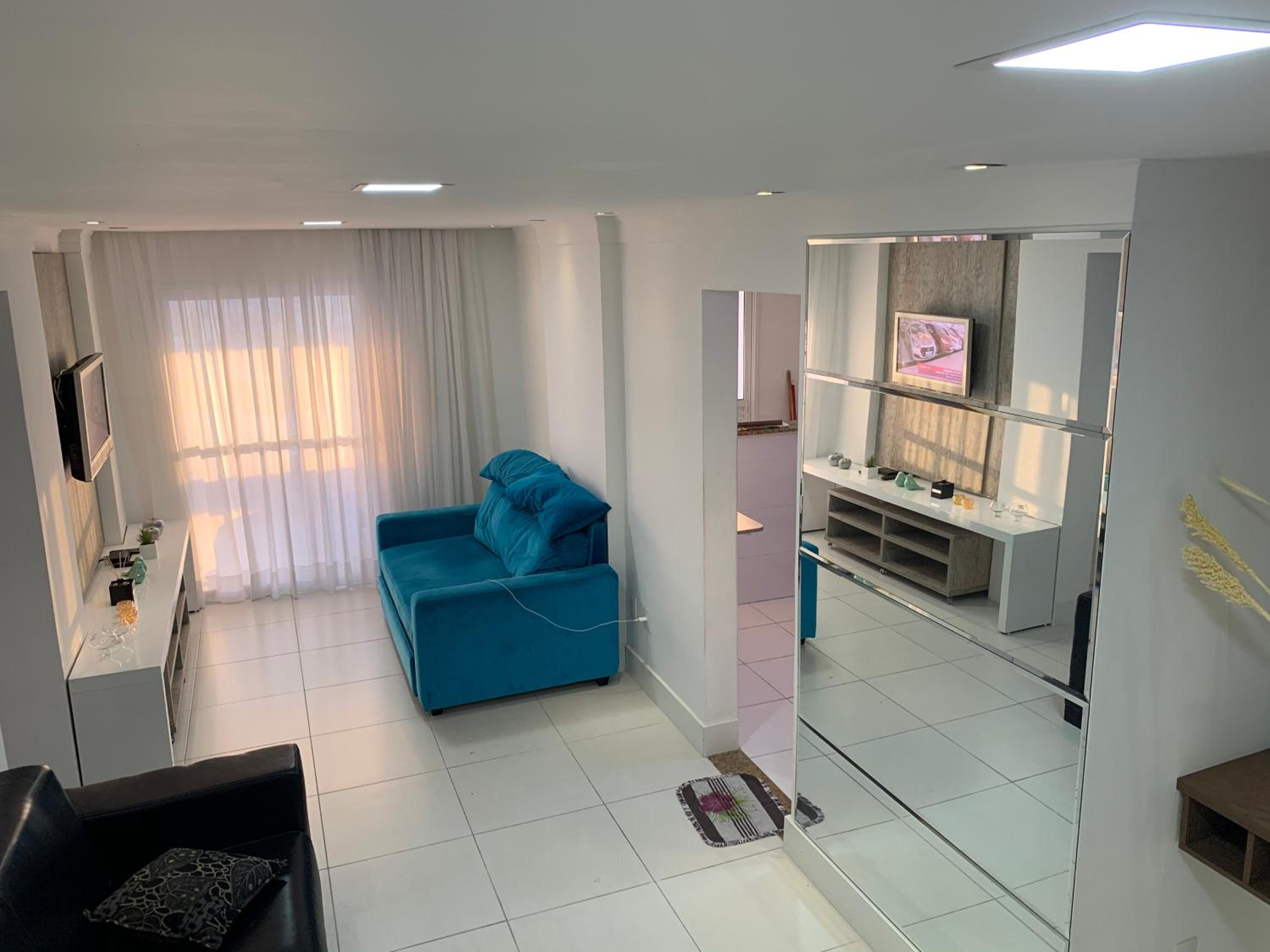 Último andar, varanda gourmet, vista da praia