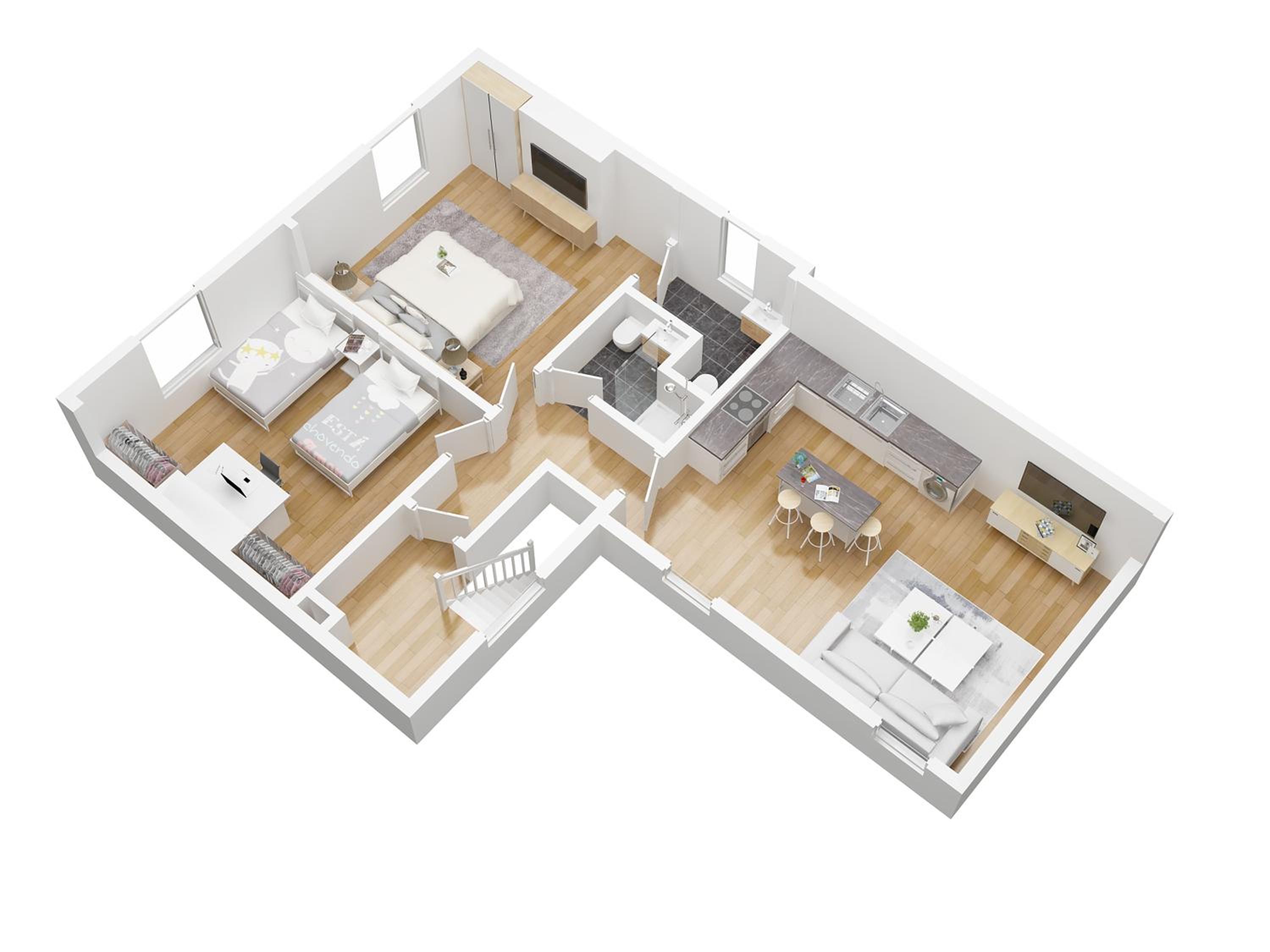 The Nutcracker Suite - Self Check-In, Self-Catering Apartment for East Midlands Airport view 4