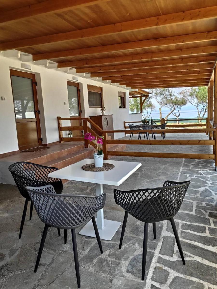 outdoor BBQ area