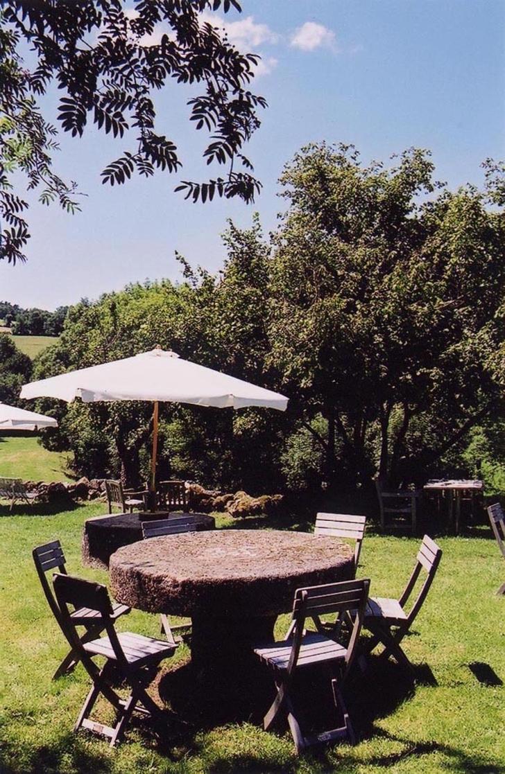 outdoor BBQ area