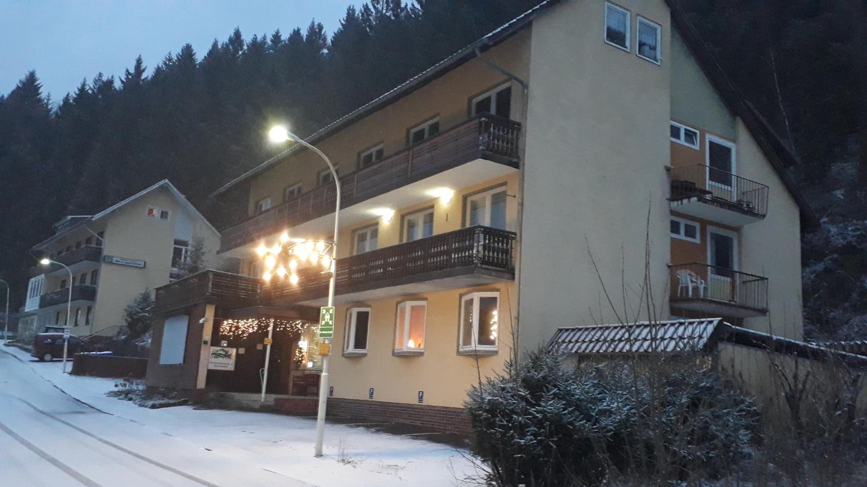 Apartmenthaus am Waldrand- Küche - Frühstück - Balkon view 4