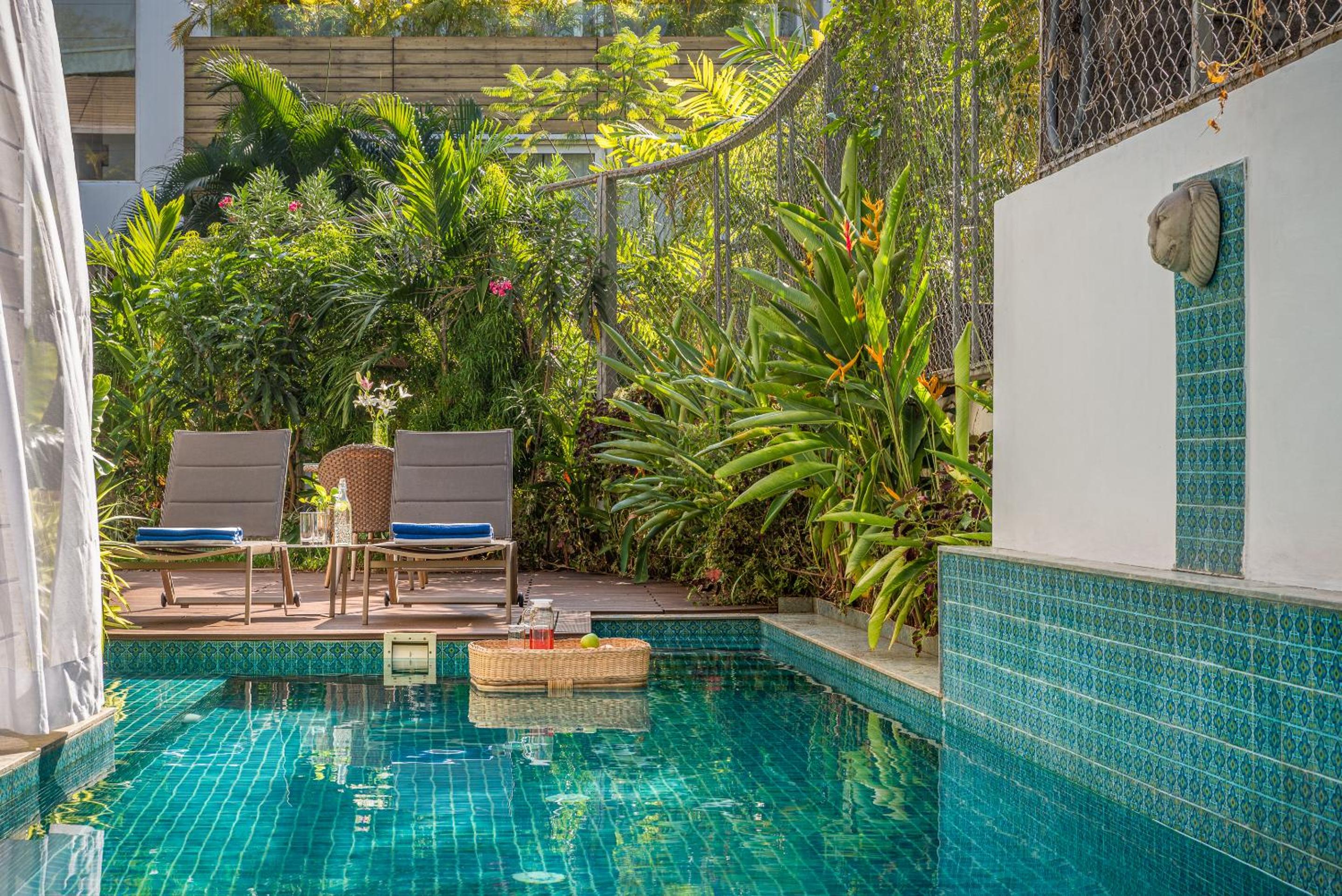La Maroma by The Blue Kite - 3BHK Luxury Villas with Private Pool, Fully Equipped Kitchen, Garden, Patio, Security & WiFi Near Vagator Beach