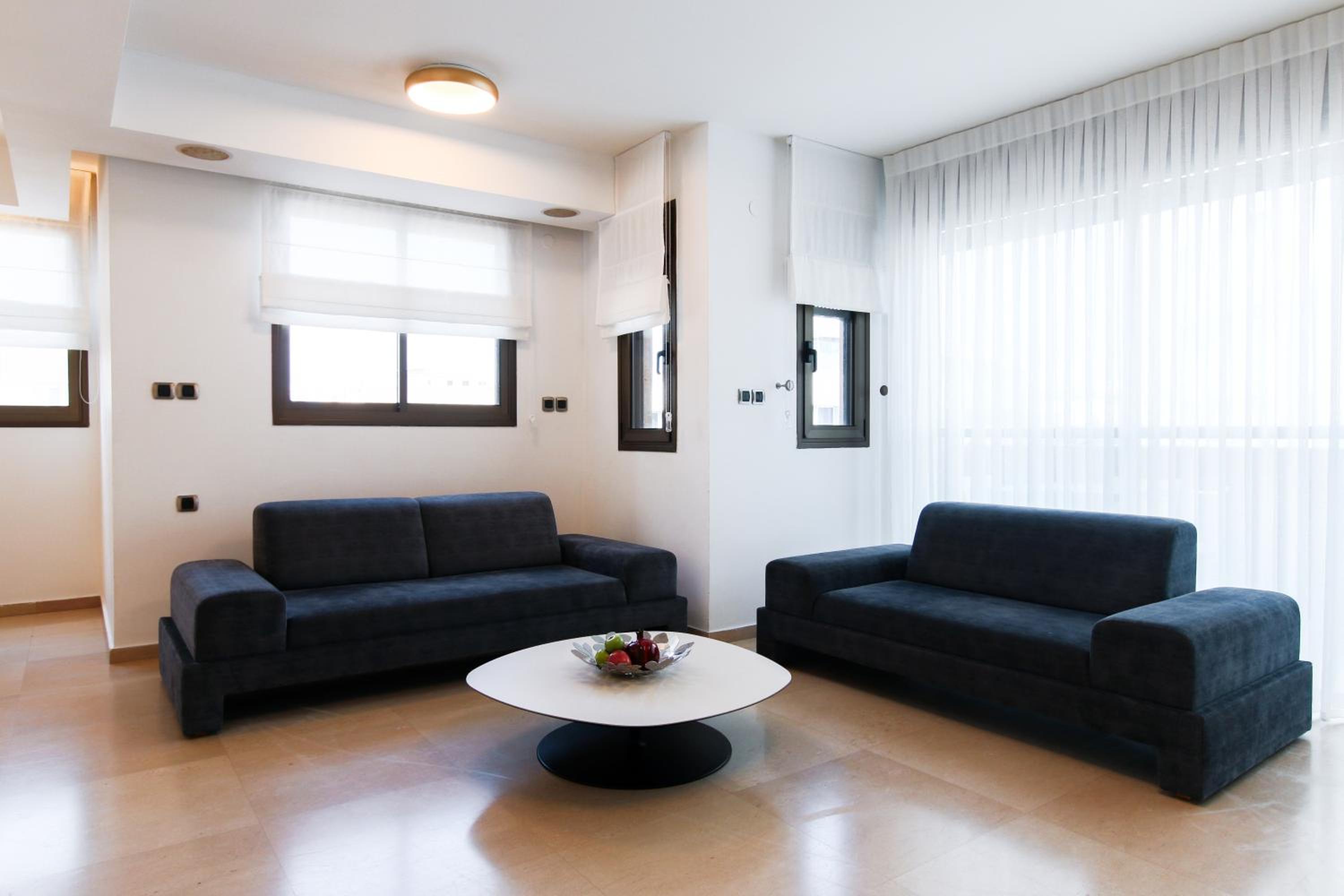 Mamad Upscale Home Balcony, Parking Next To Beach view 5
