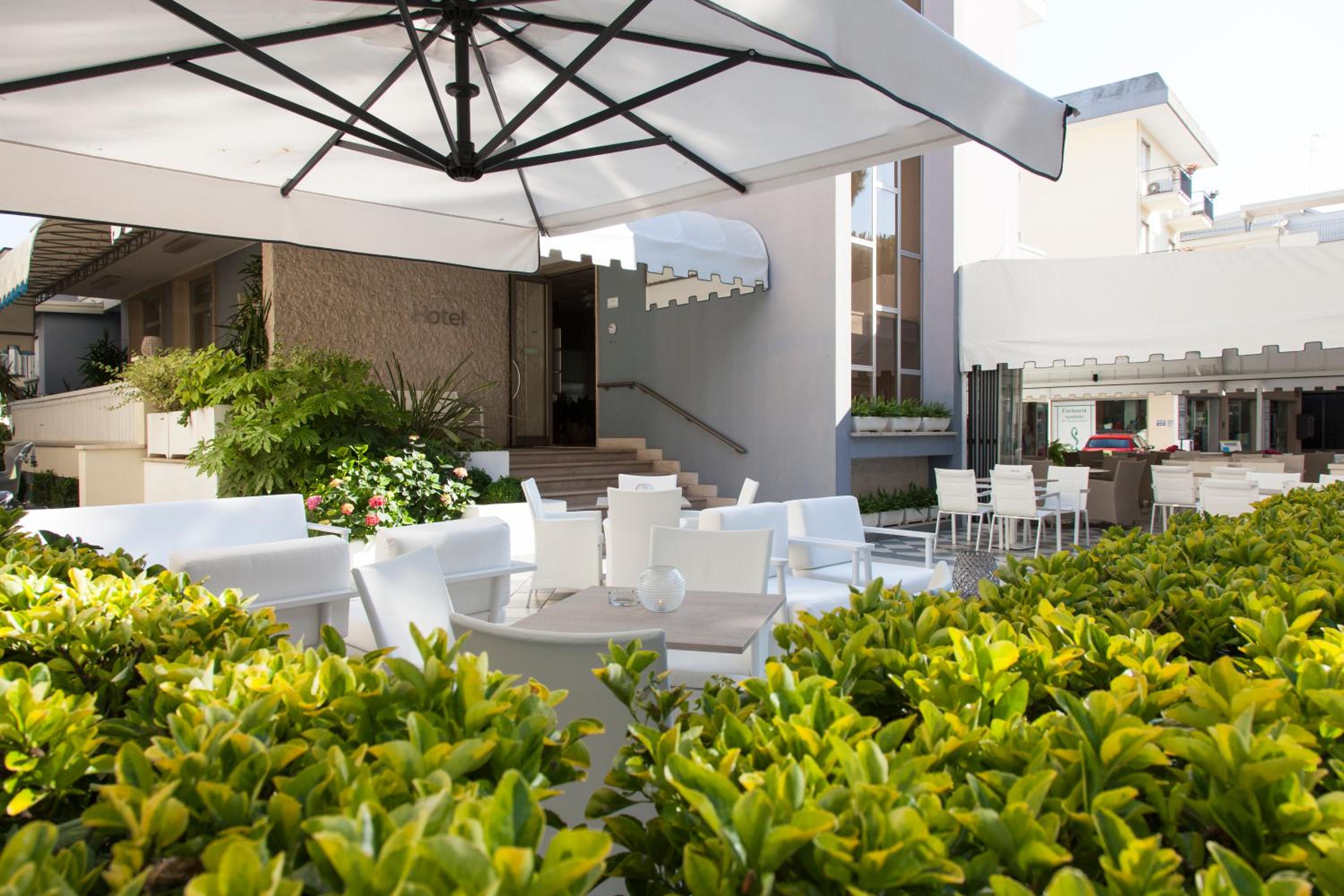 outdoor BBQ area