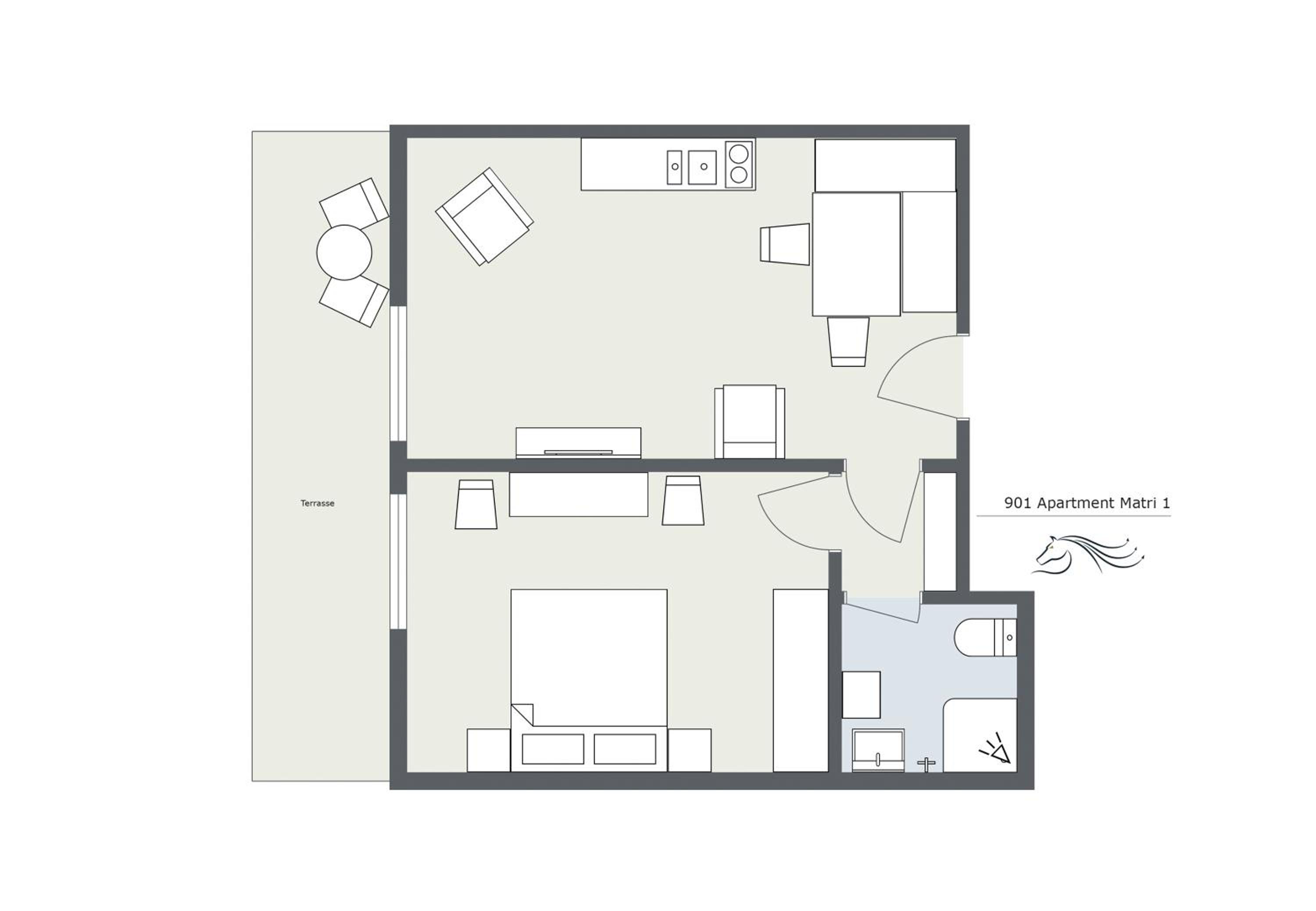 Apartmenthaus Matri by Pferd auf Wolke