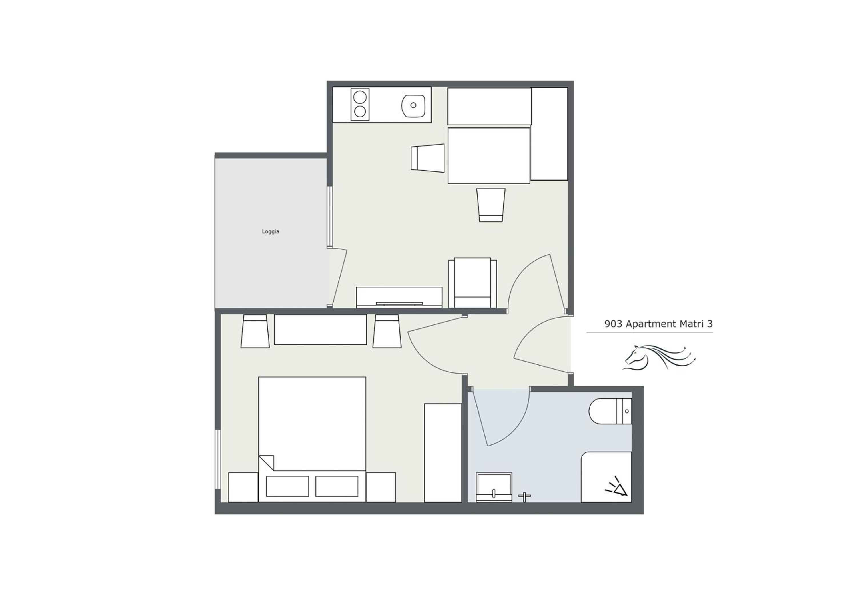 Apartmenthaus Matri by Pferd auf Wolke