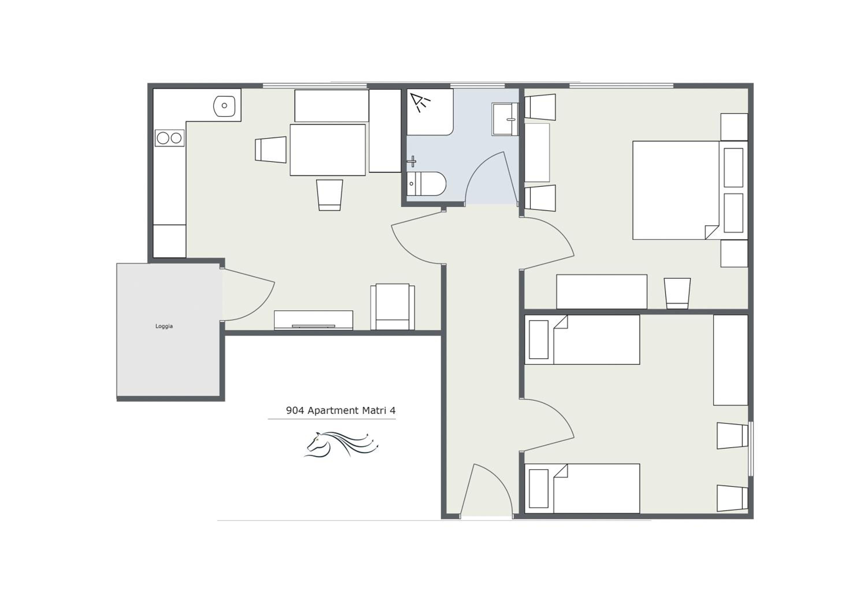 Apartmenthaus Matri by Pferd auf Wolke