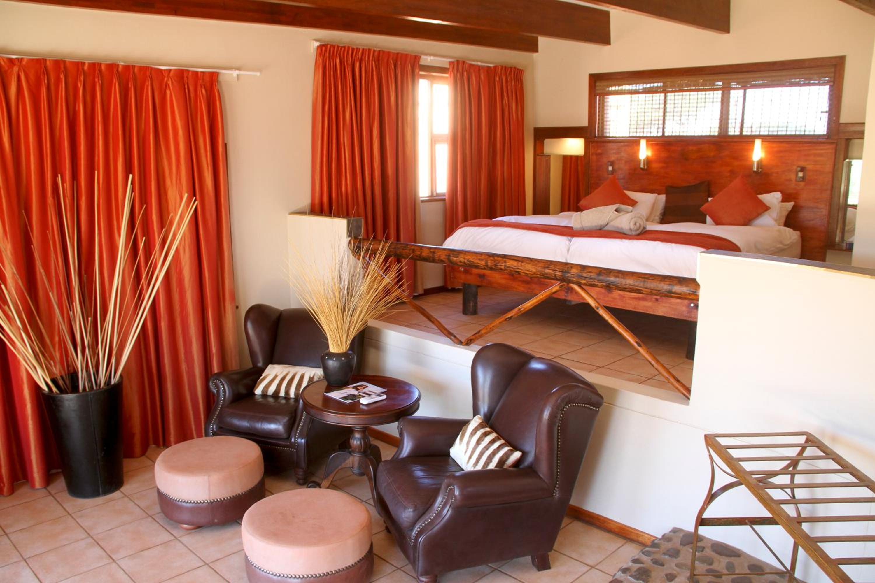 Zebra Kalahari Lodge view 2