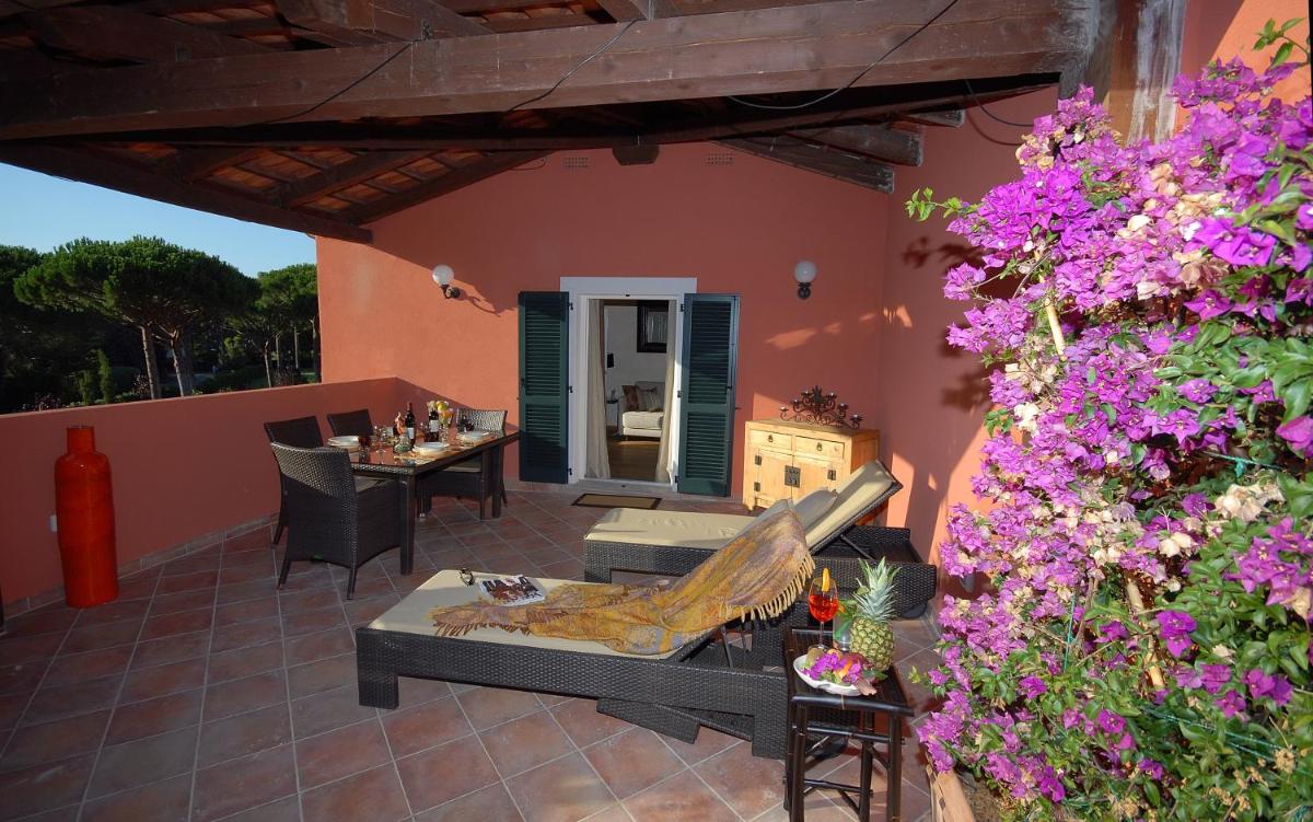 outdoor BBQ area