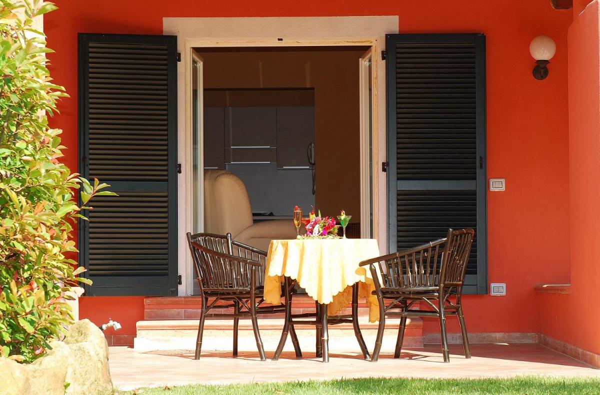 outdoor BBQ area