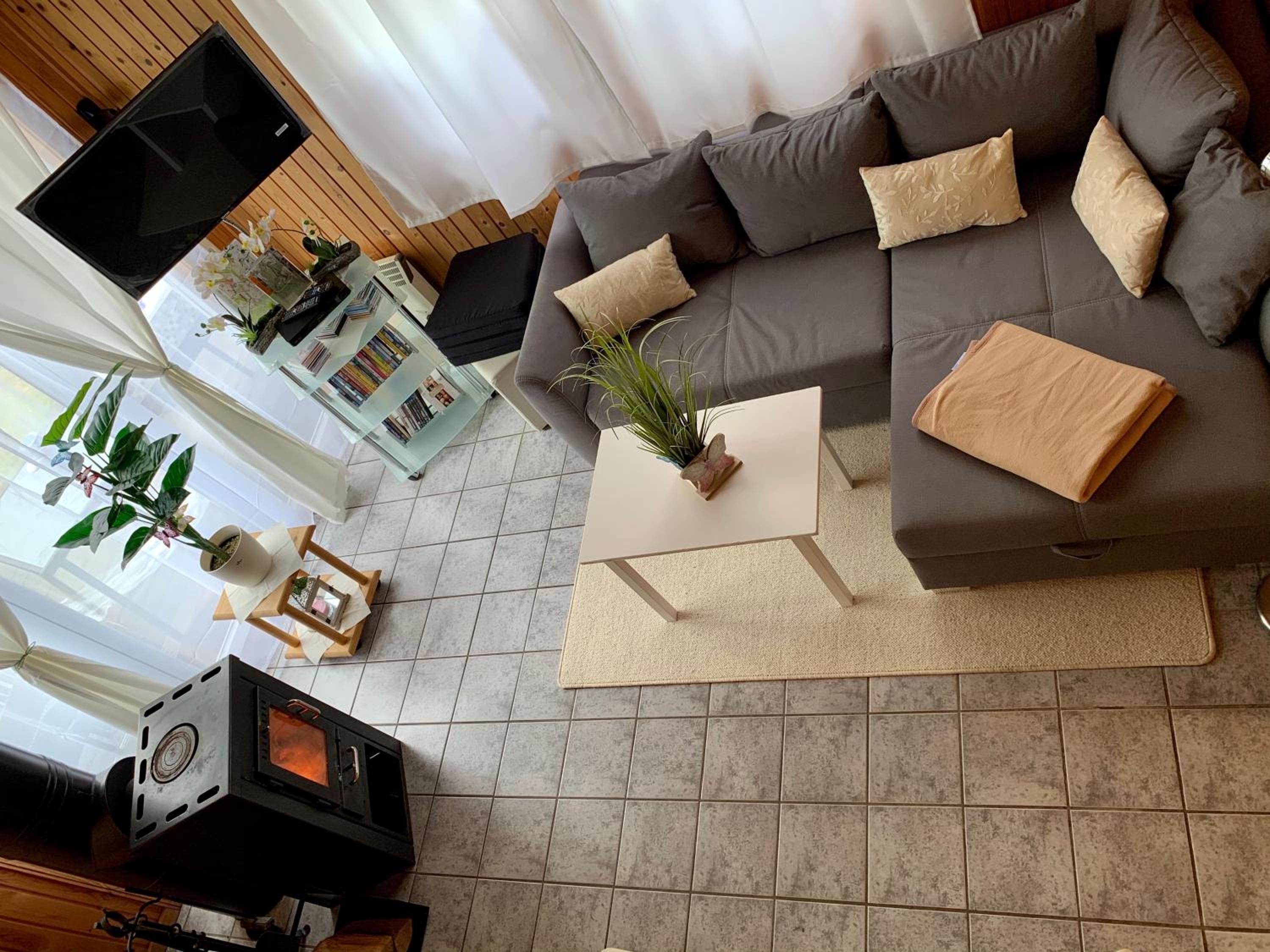 Komfort-Ferienhaus - Extertal-Ferienpark für 1-5 Personen Sauna Natur