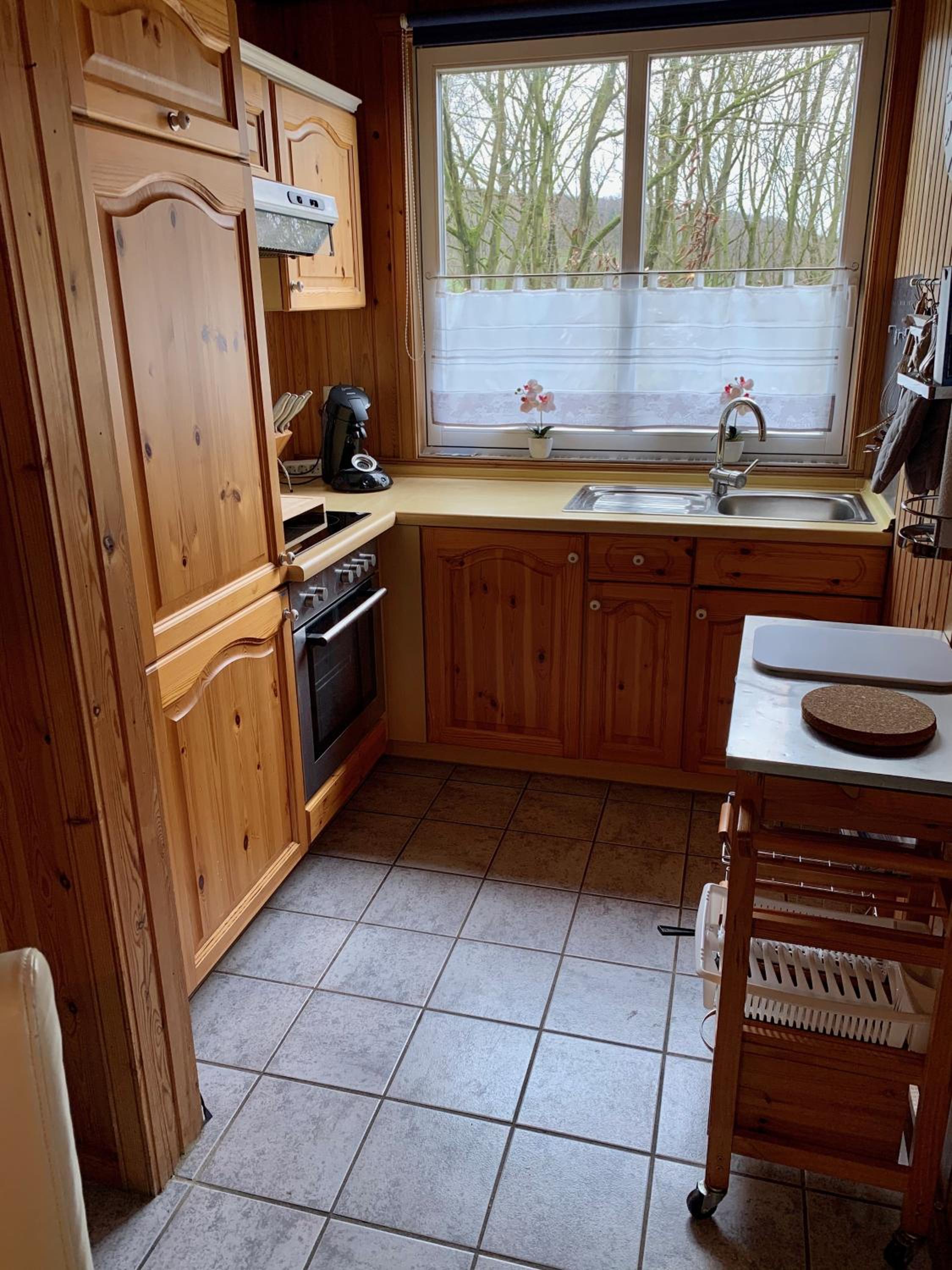 Komfort-Ferienhaus - Extertal-Ferienpark für 1-5 Personen Sauna Natur
