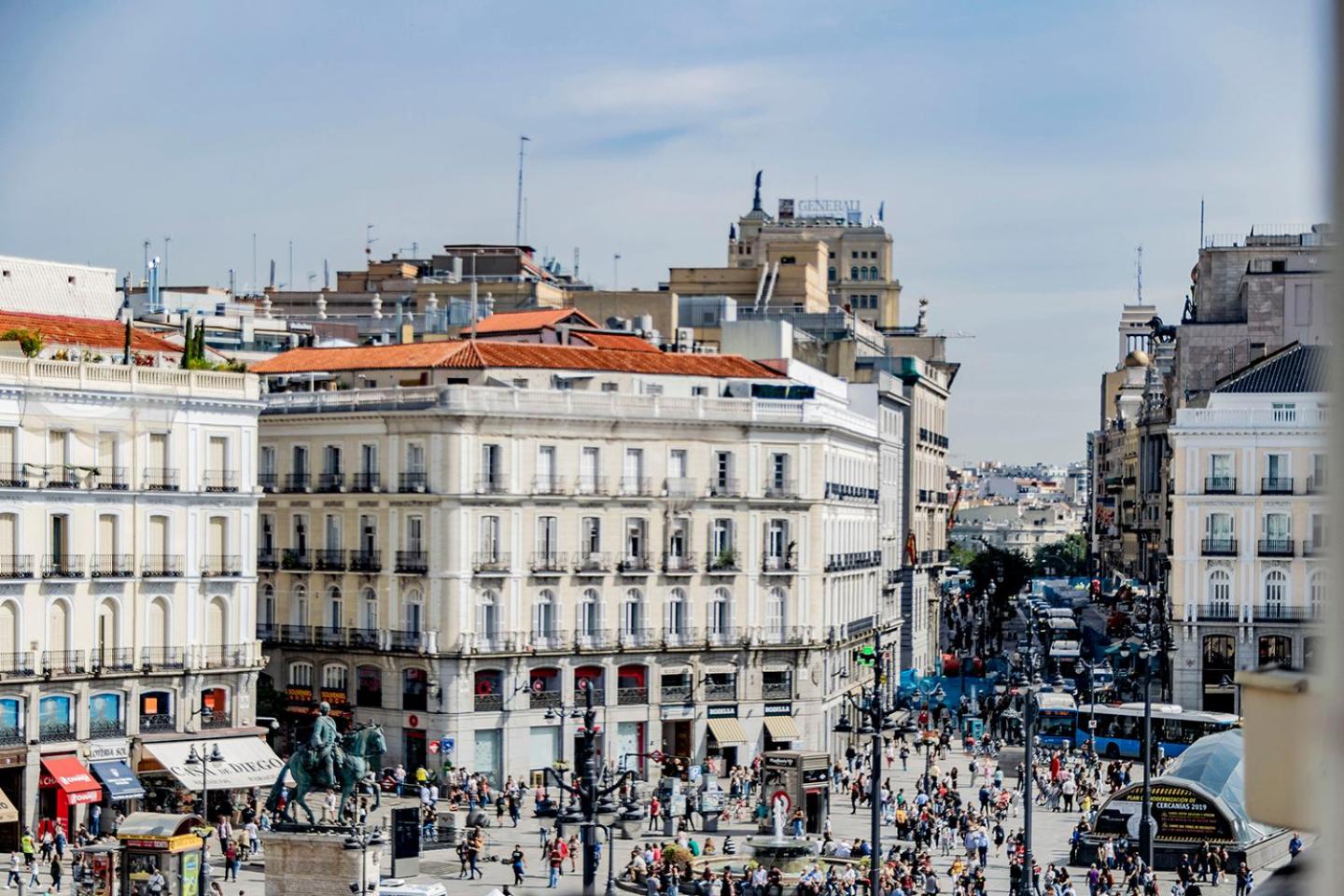 Unbeatable views of Puerta del Sol by Batuecas