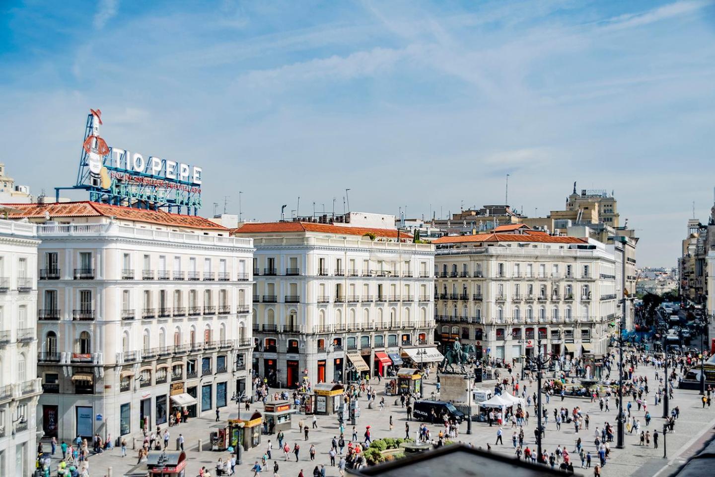 Unbeatable views of Puerta del Sol by Batuecas