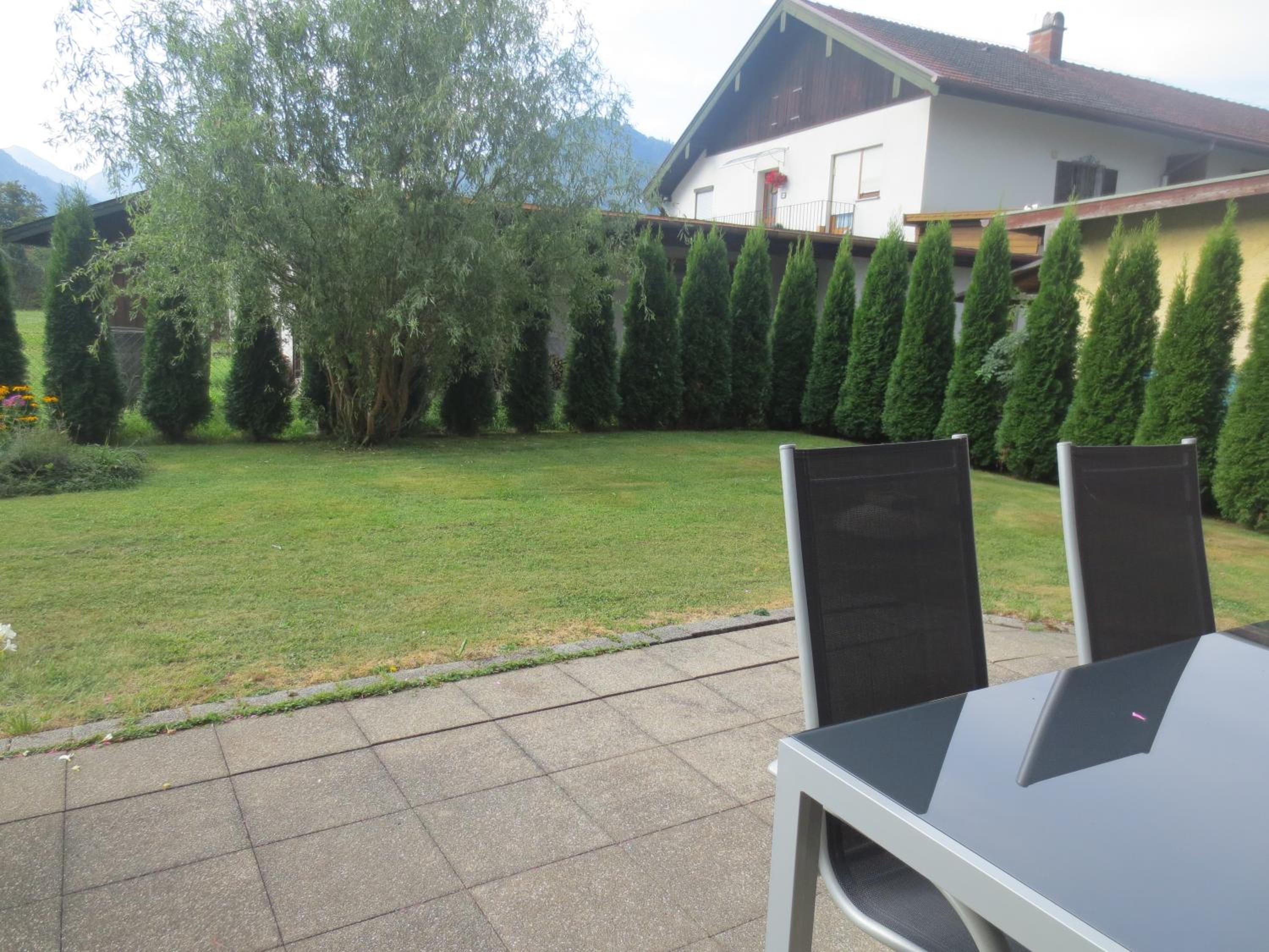 outdoor BBQ area