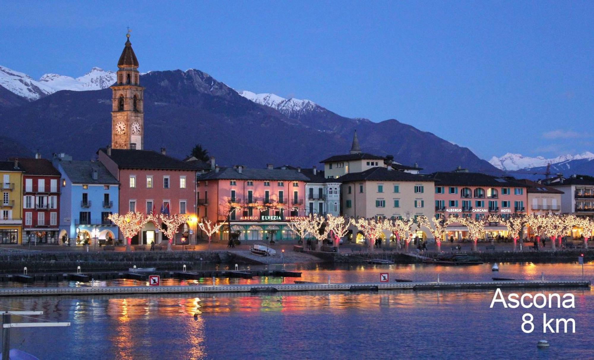 Casa Aries & Studio Aurora - mit Pool, in Cavigliano nur 8 km von Ascona und Locarno entfernt