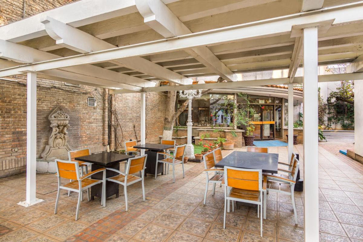outdoor BBQ area