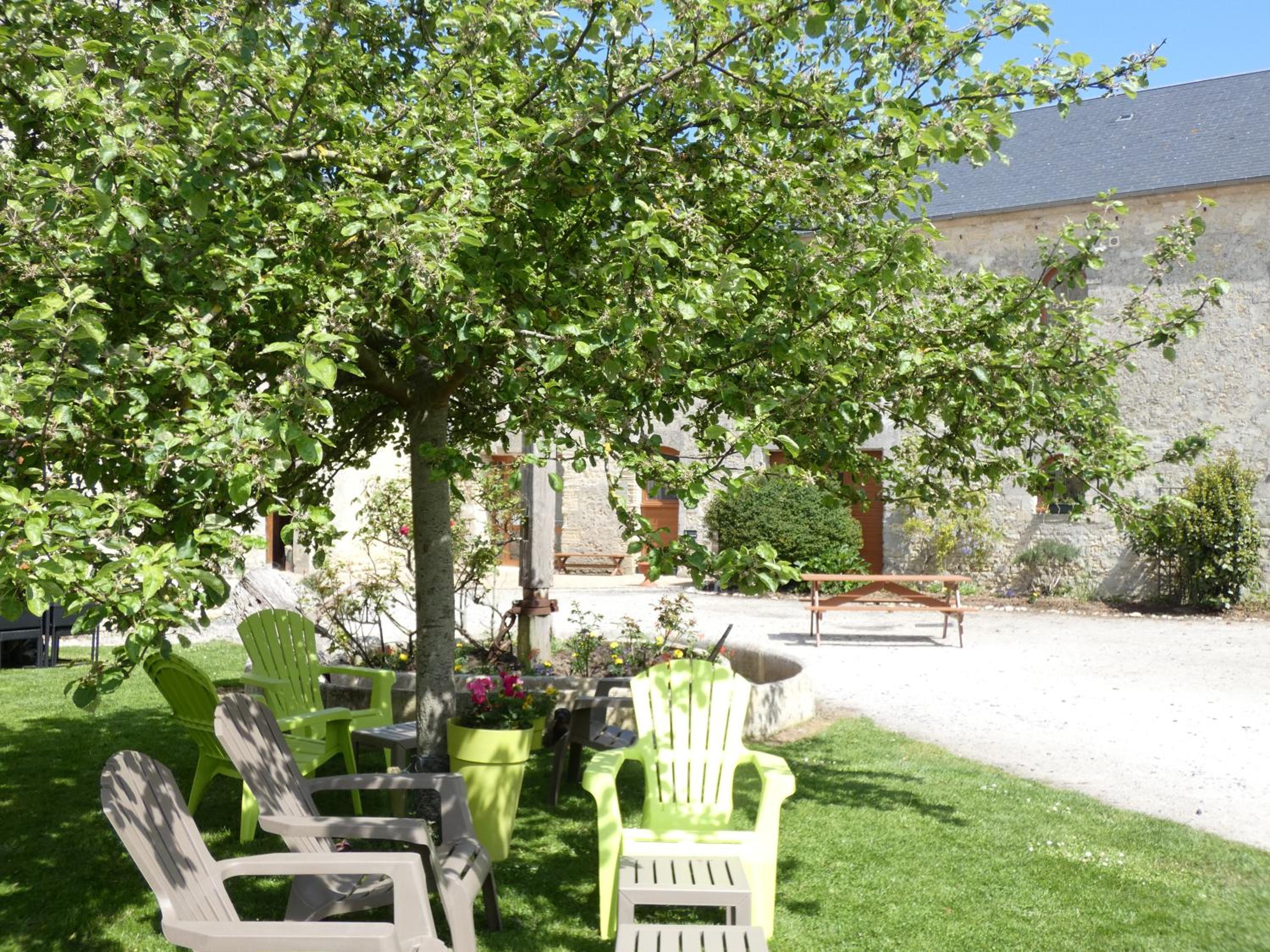 outdoor BBQ area