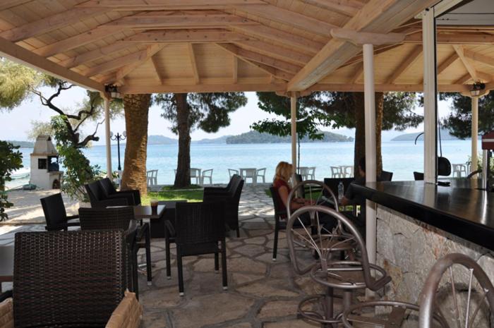 outdoor BBQ area