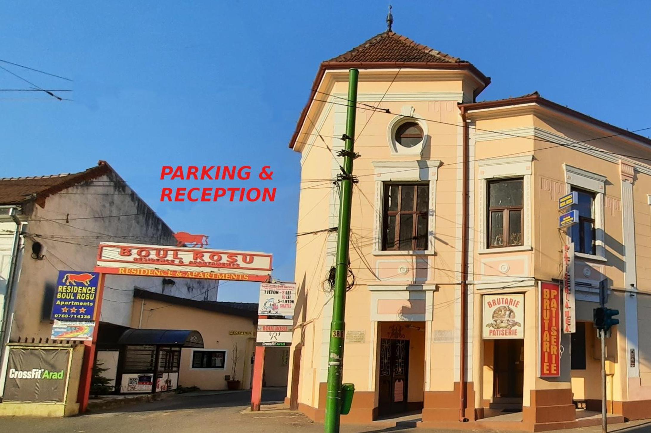 BOUL ROSU RESIDENCE free private parking view 2