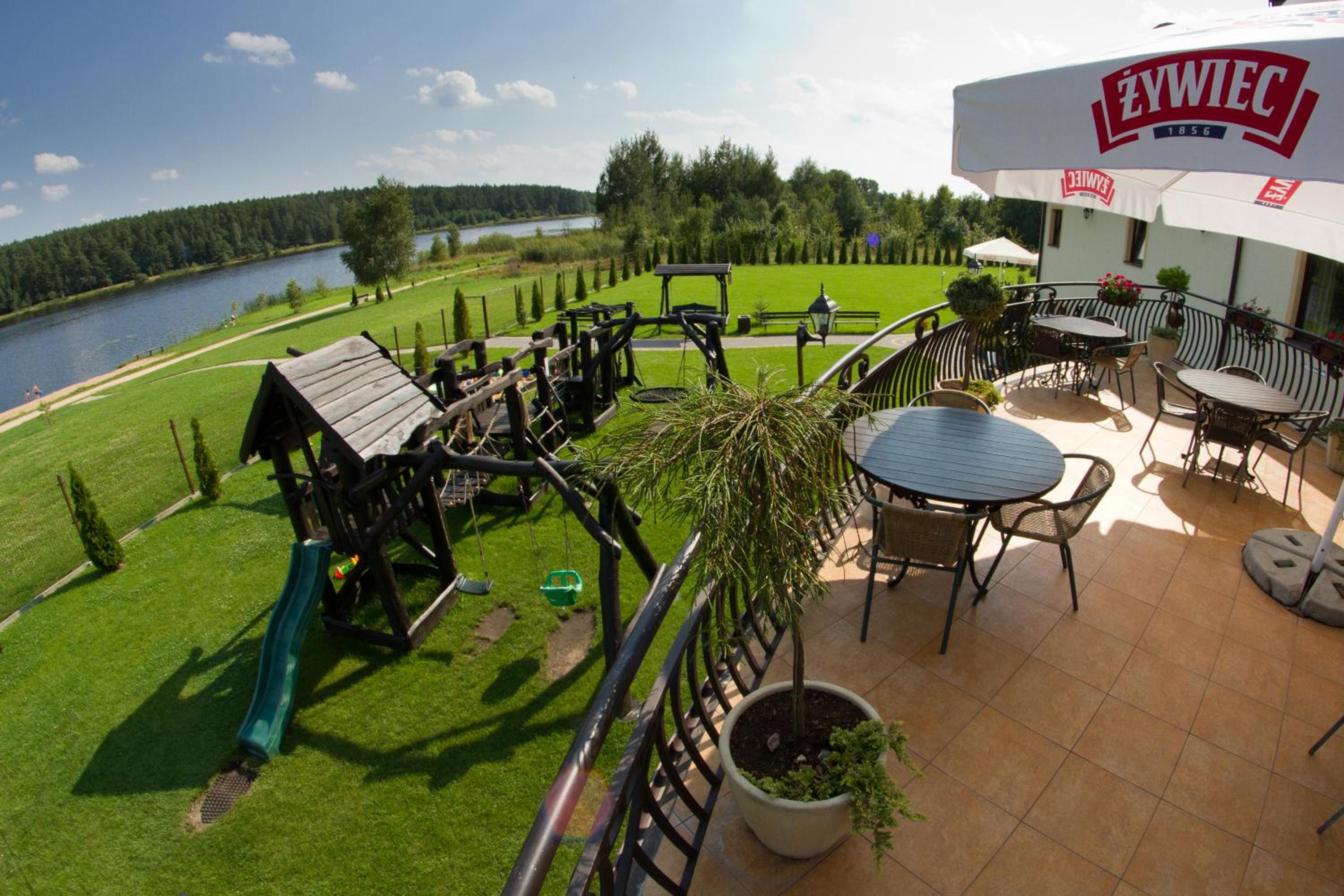 outdoor BBQ area