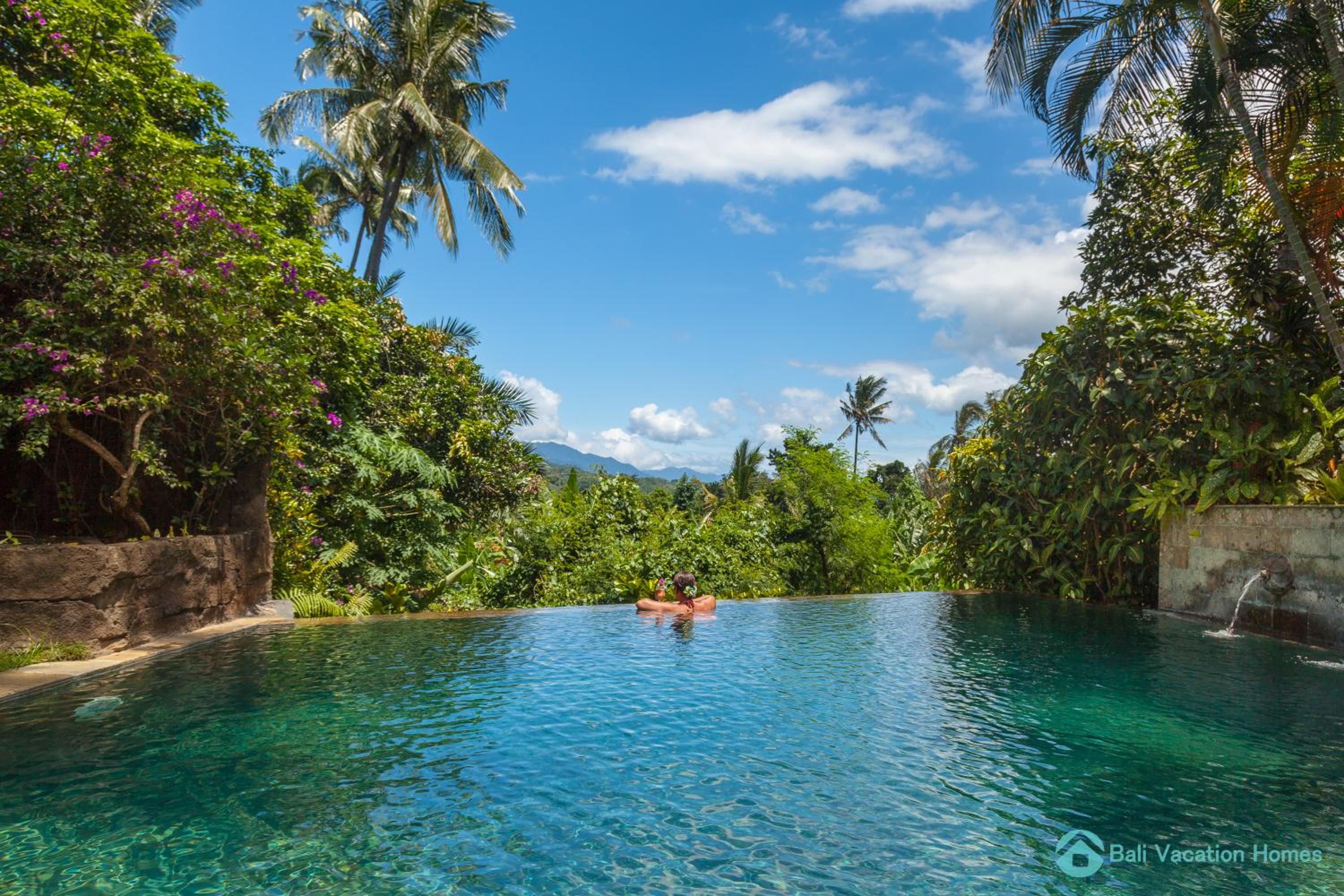 Treasure of Bali, 3BR villa, infinity pool, staff view 5