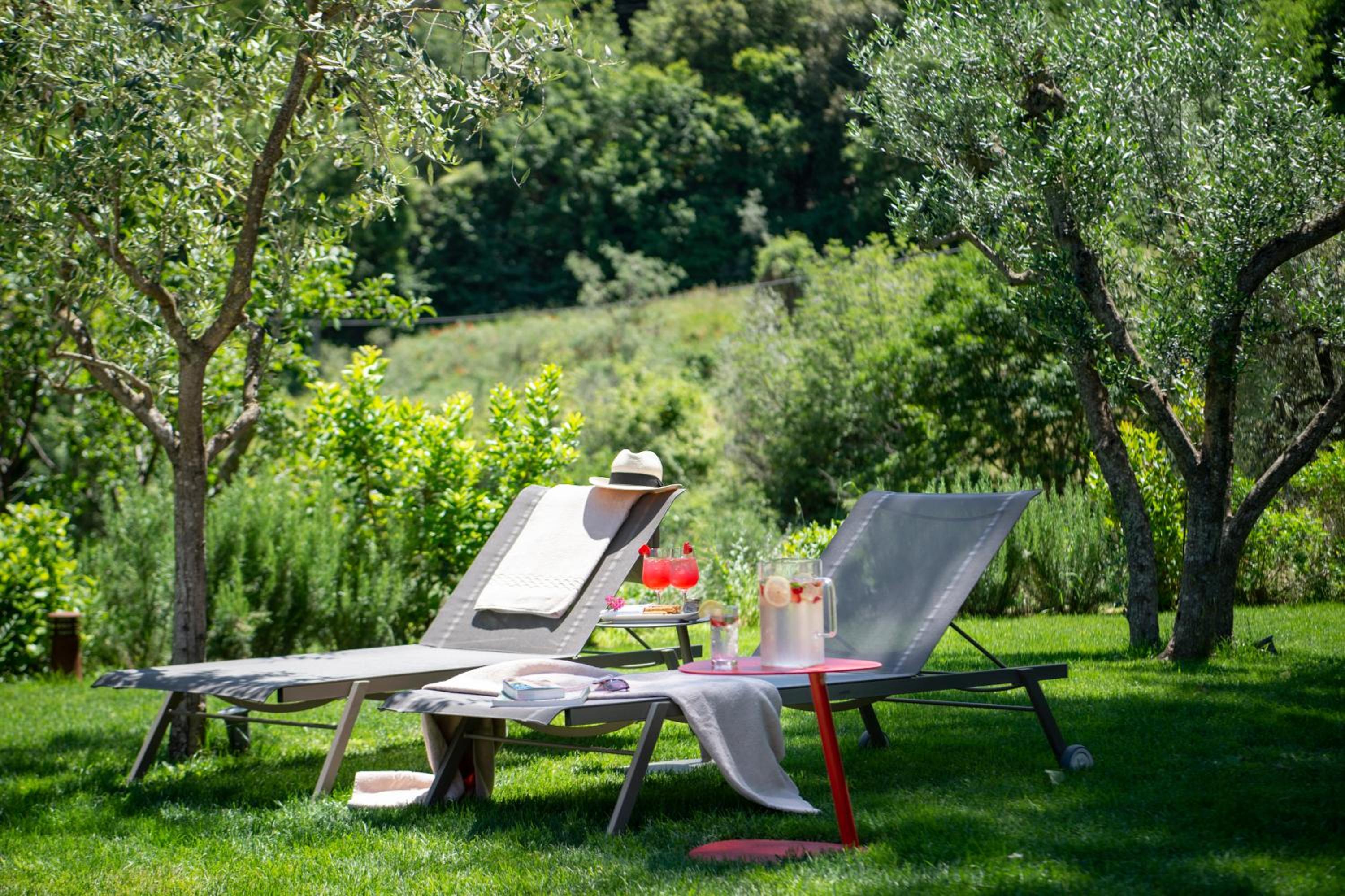 outdoor BBQ area