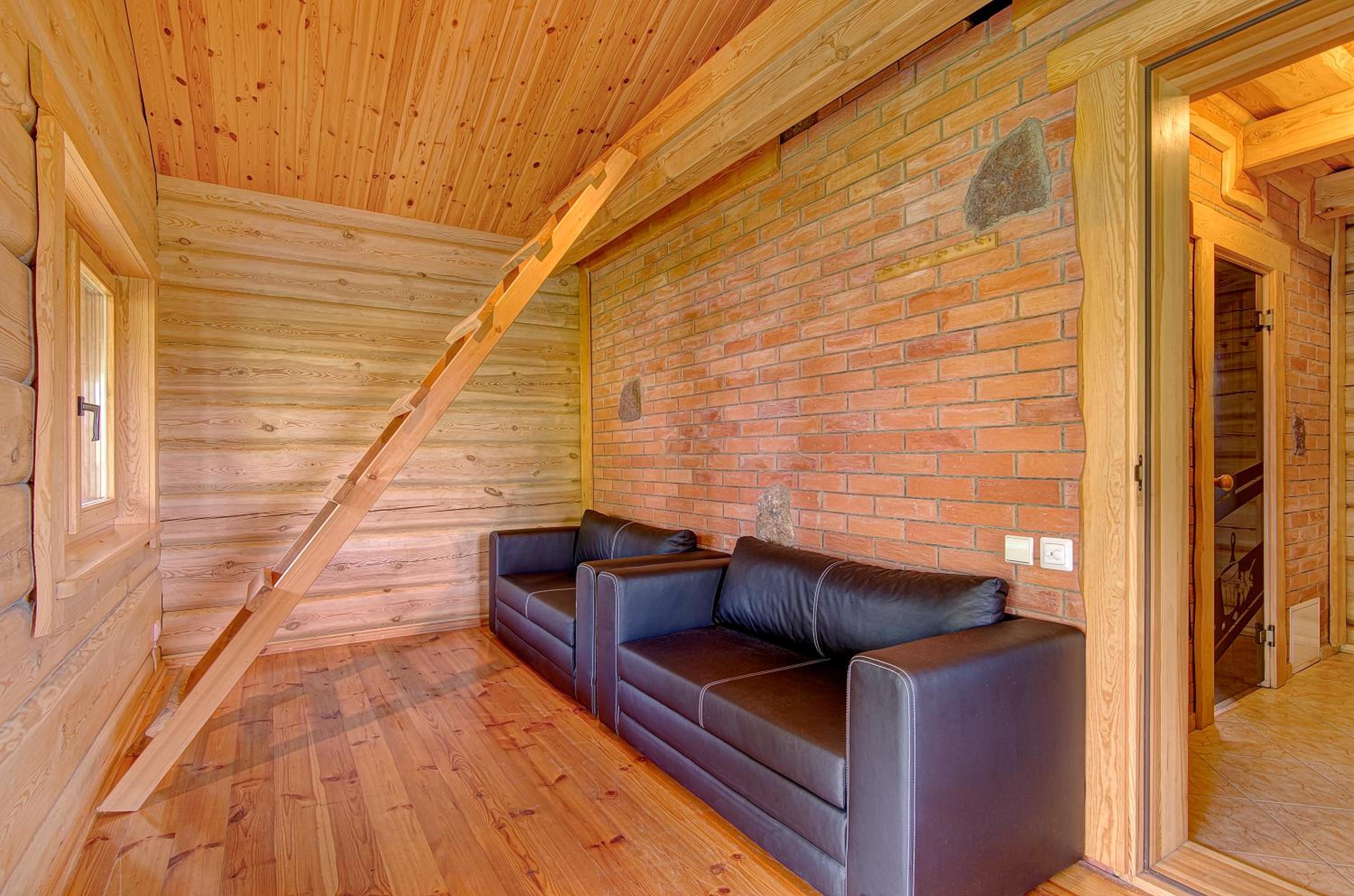 Sauna with the Private Lake Access view 4