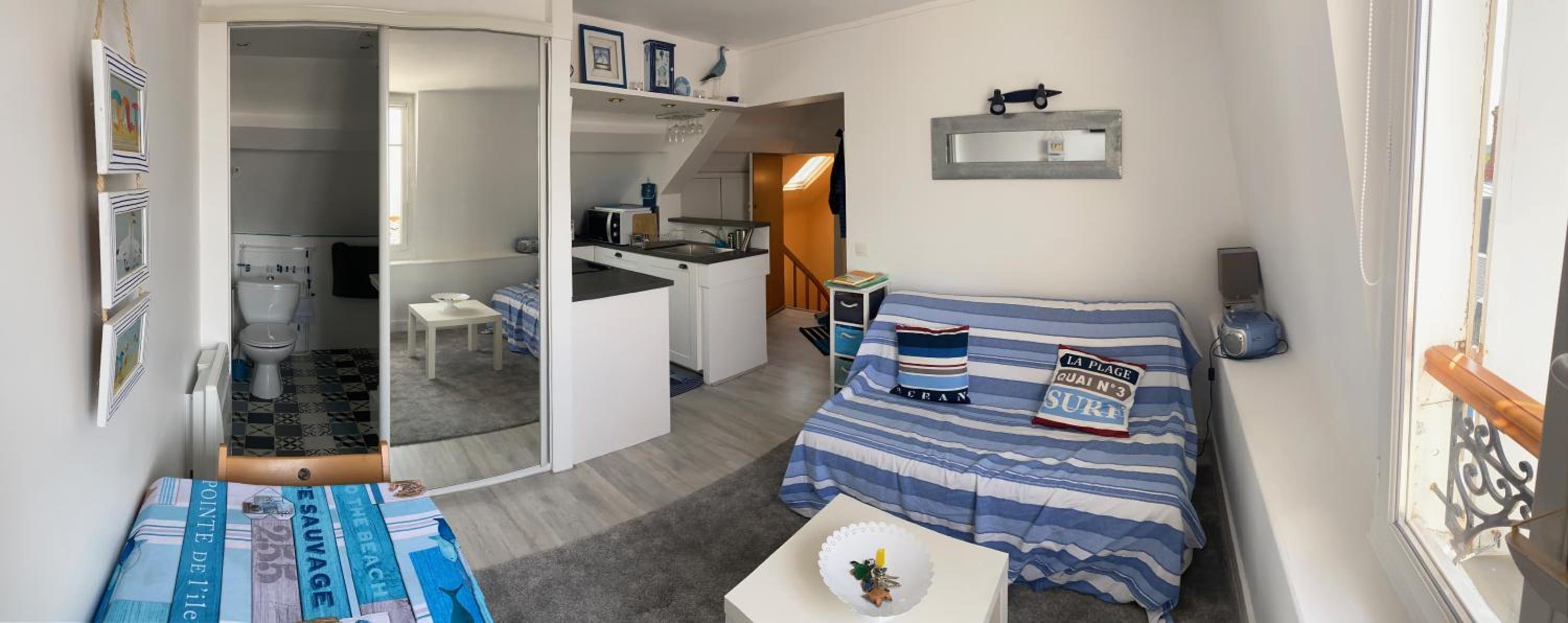 Le Cocooning T2 rénové et 5min à pied de la mer au cœur de Trouville