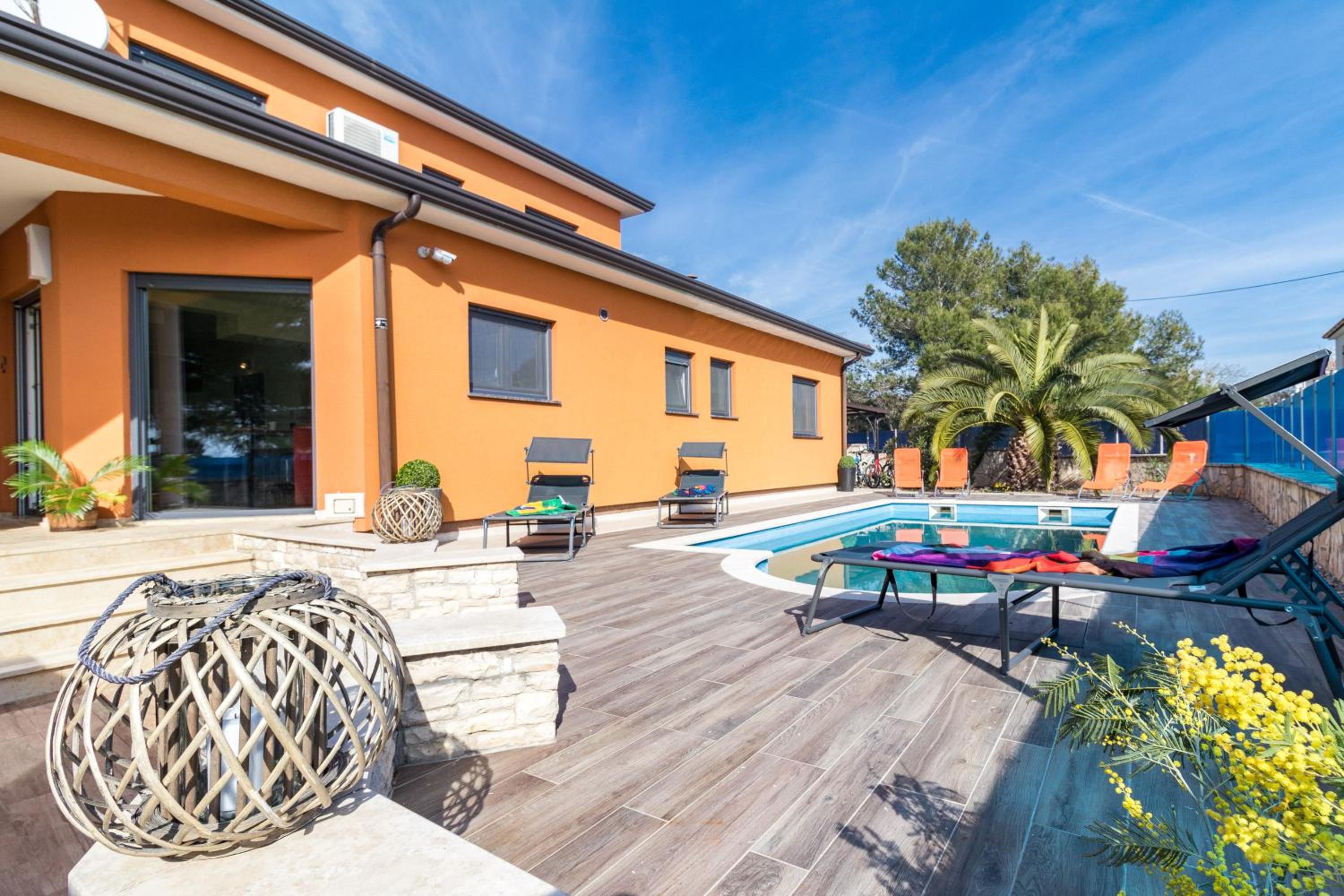 Villa Veronica with great sea view & private pool - calm & relax holidays in Istria view 3