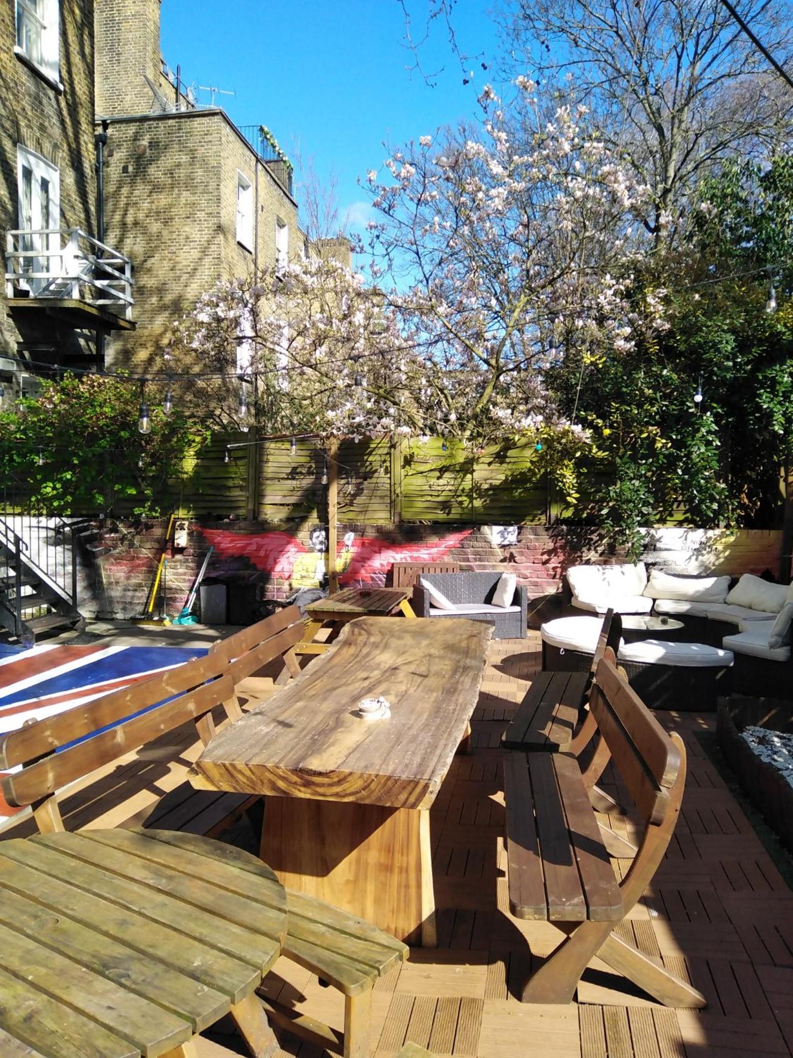 outdoor bbq area