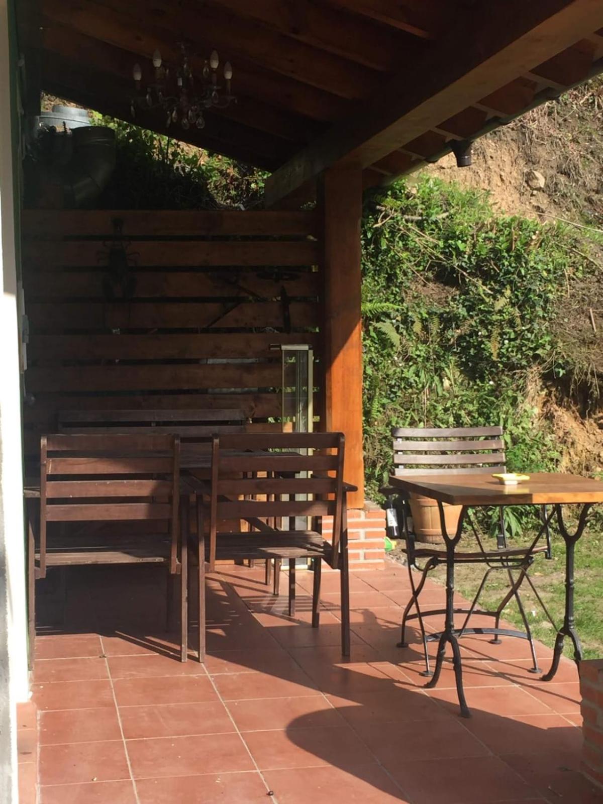 outdoor BBQ area