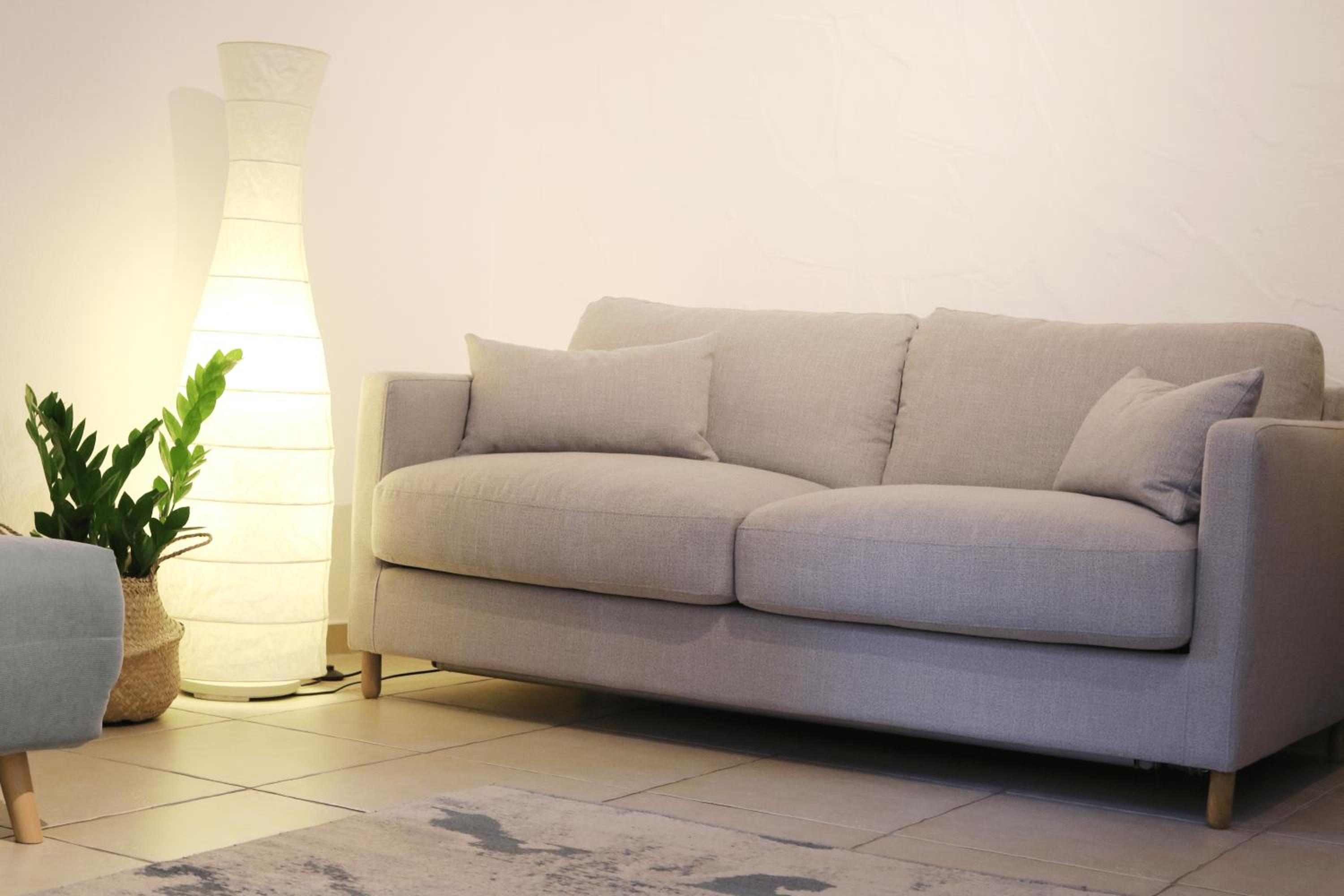 Small Modern Flat with Personal Touch en Rust — lounge