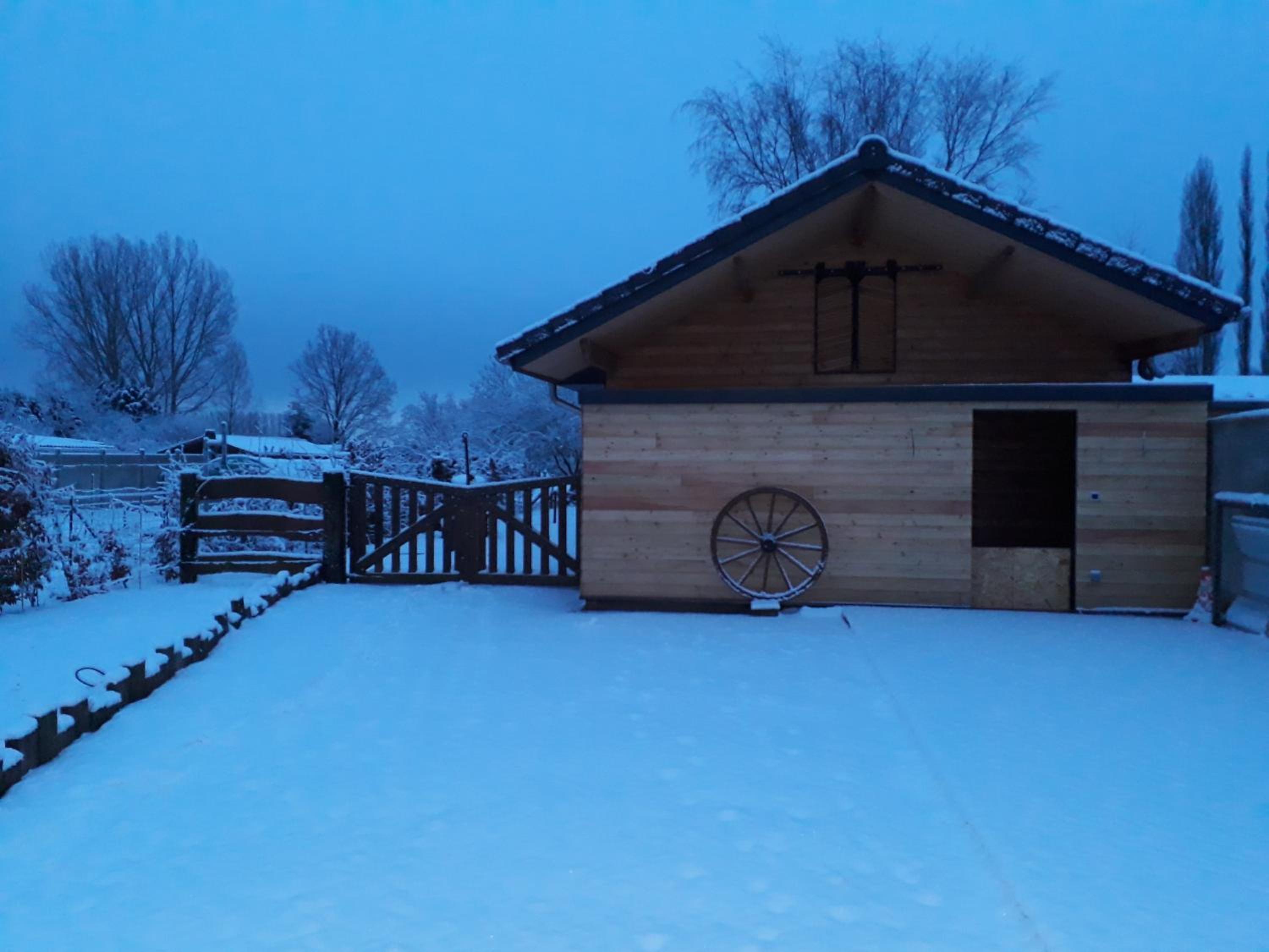 outdoor BBQ area