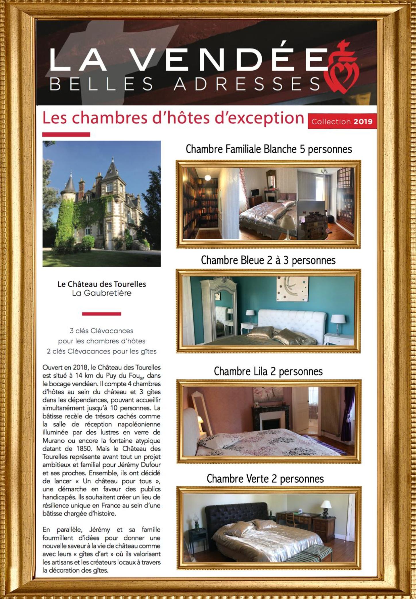 Le Château des Tourelles en Vendée