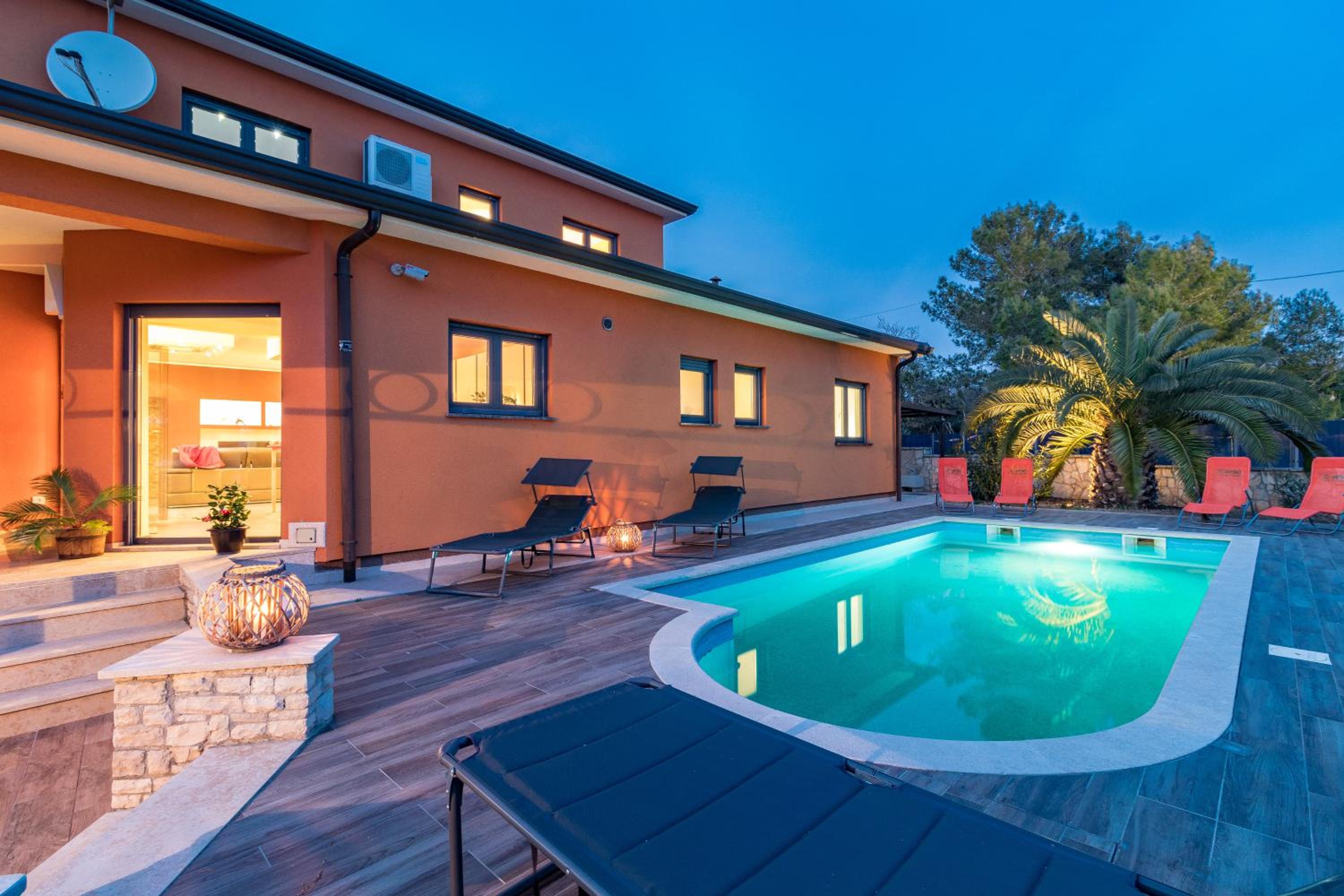 Villa Veronica with great sea view & private pool - calm & relax holidays in Istria view 5