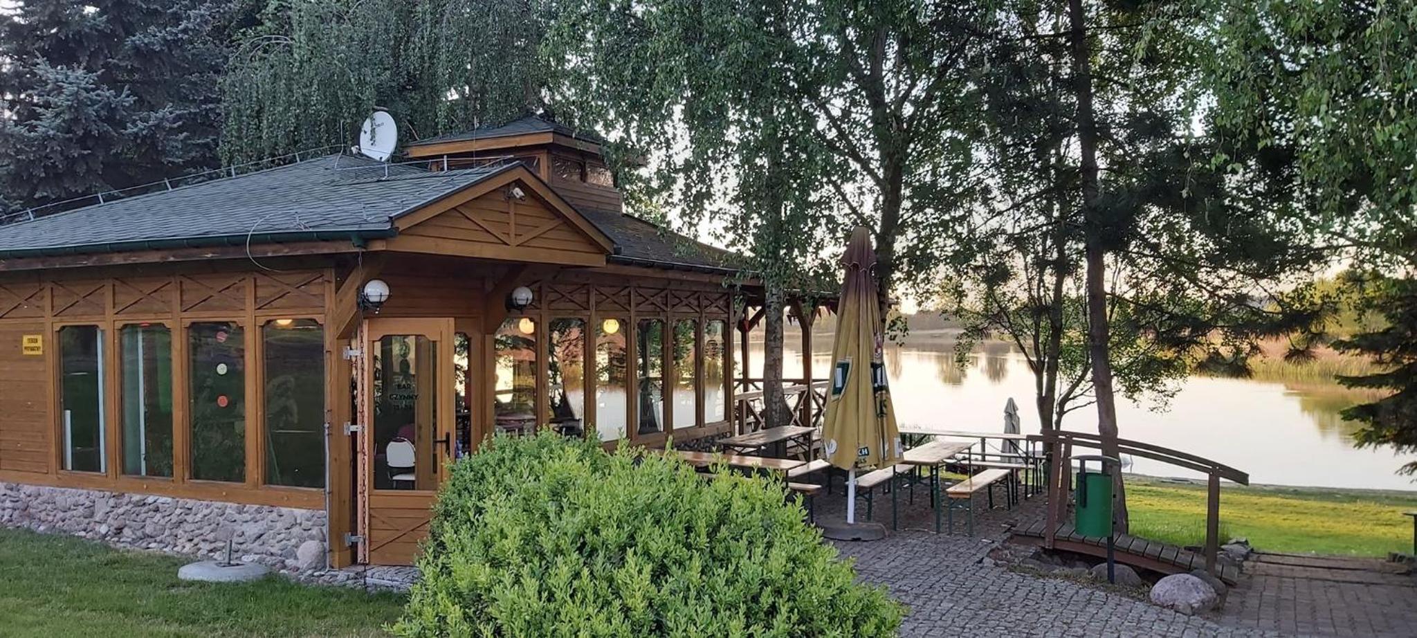 outdoor BBQ area