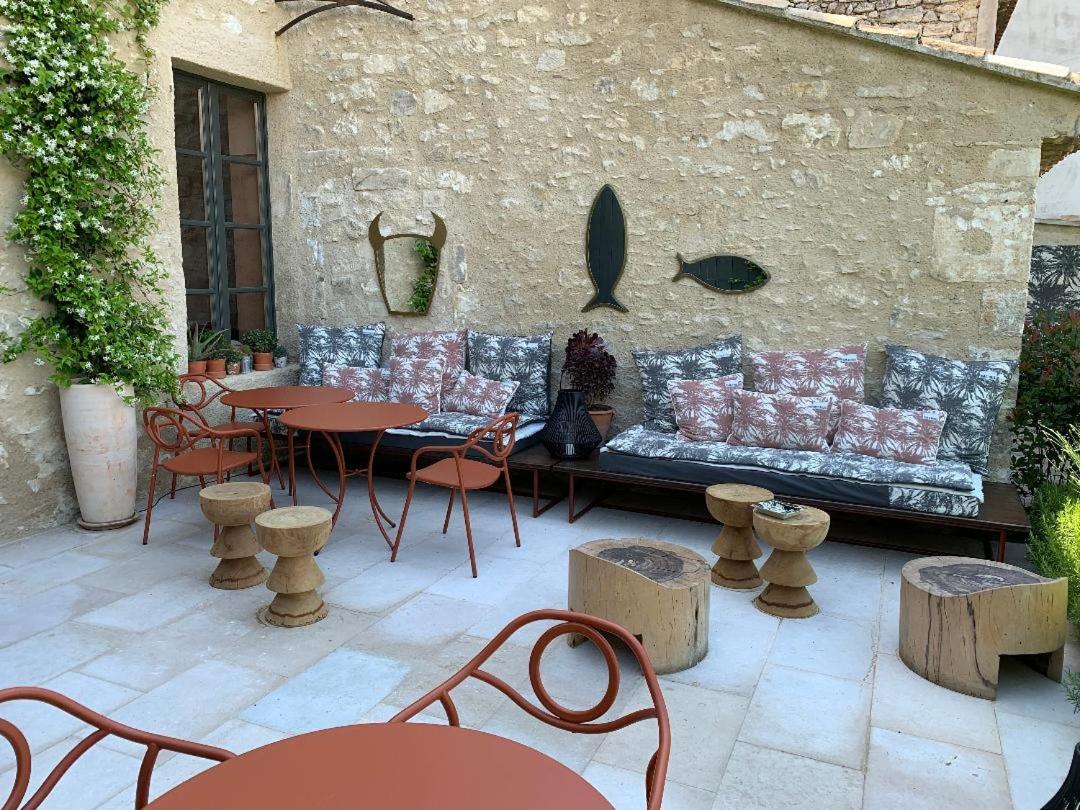 outdoor BBQ area