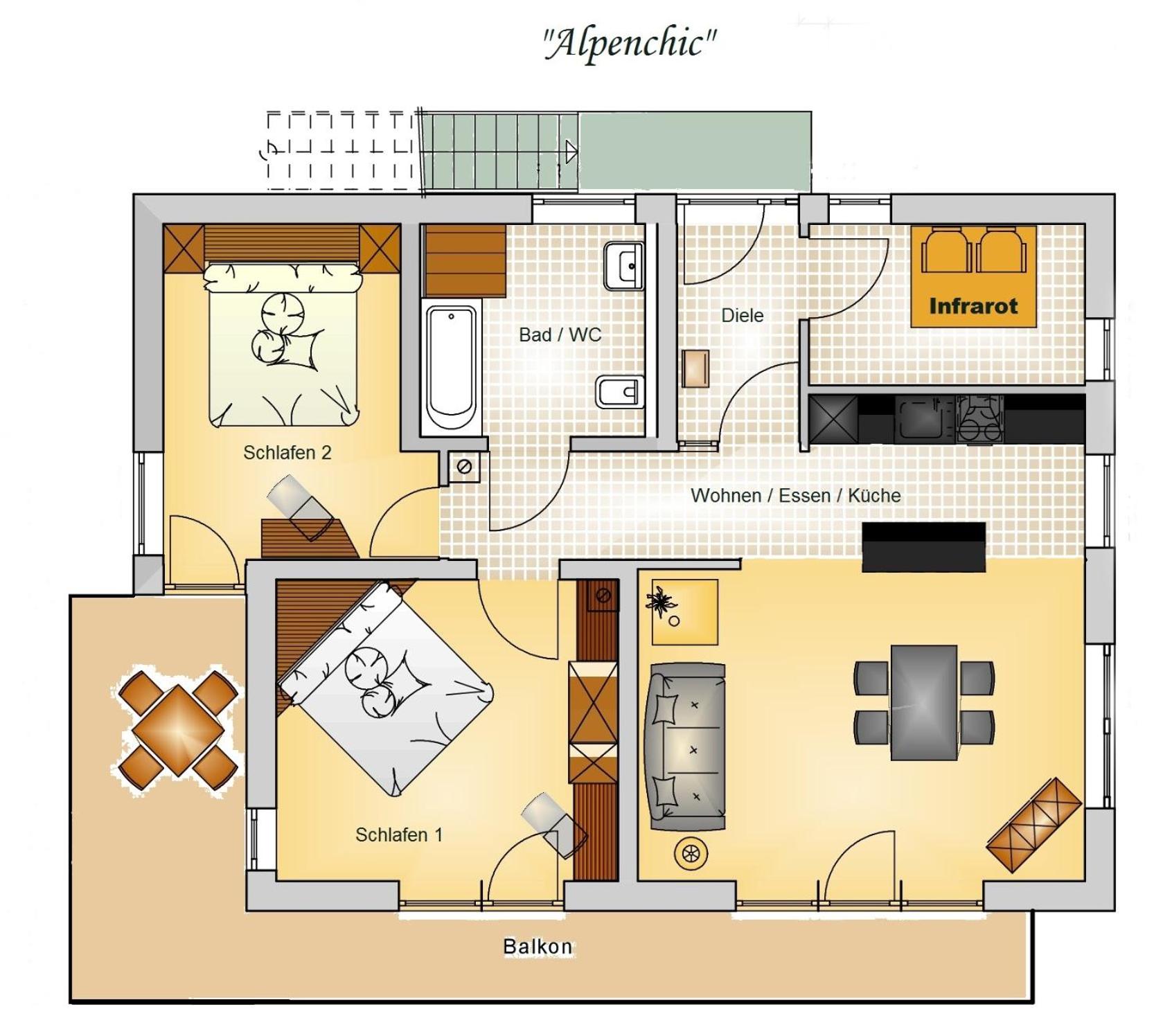Ferienwohnung In den Bergen