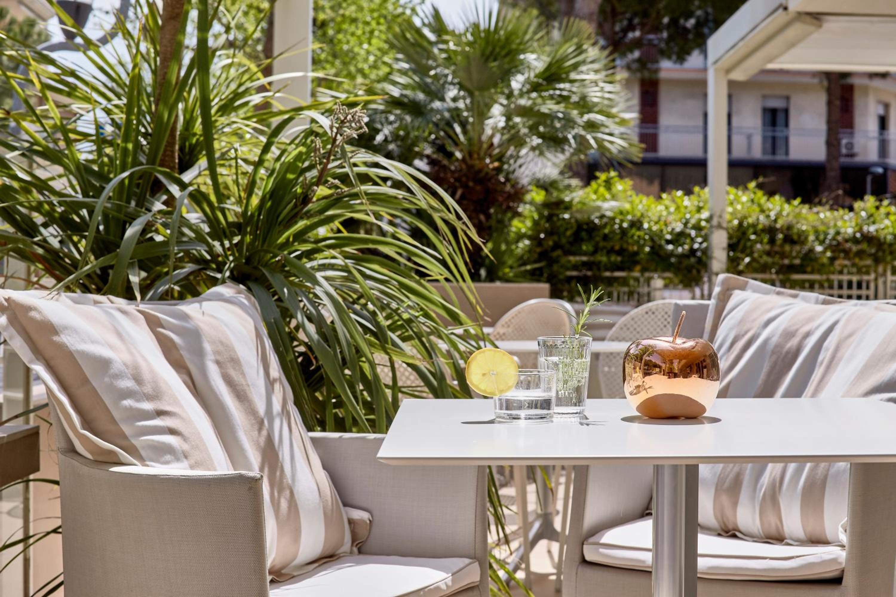outdoor BBQ area