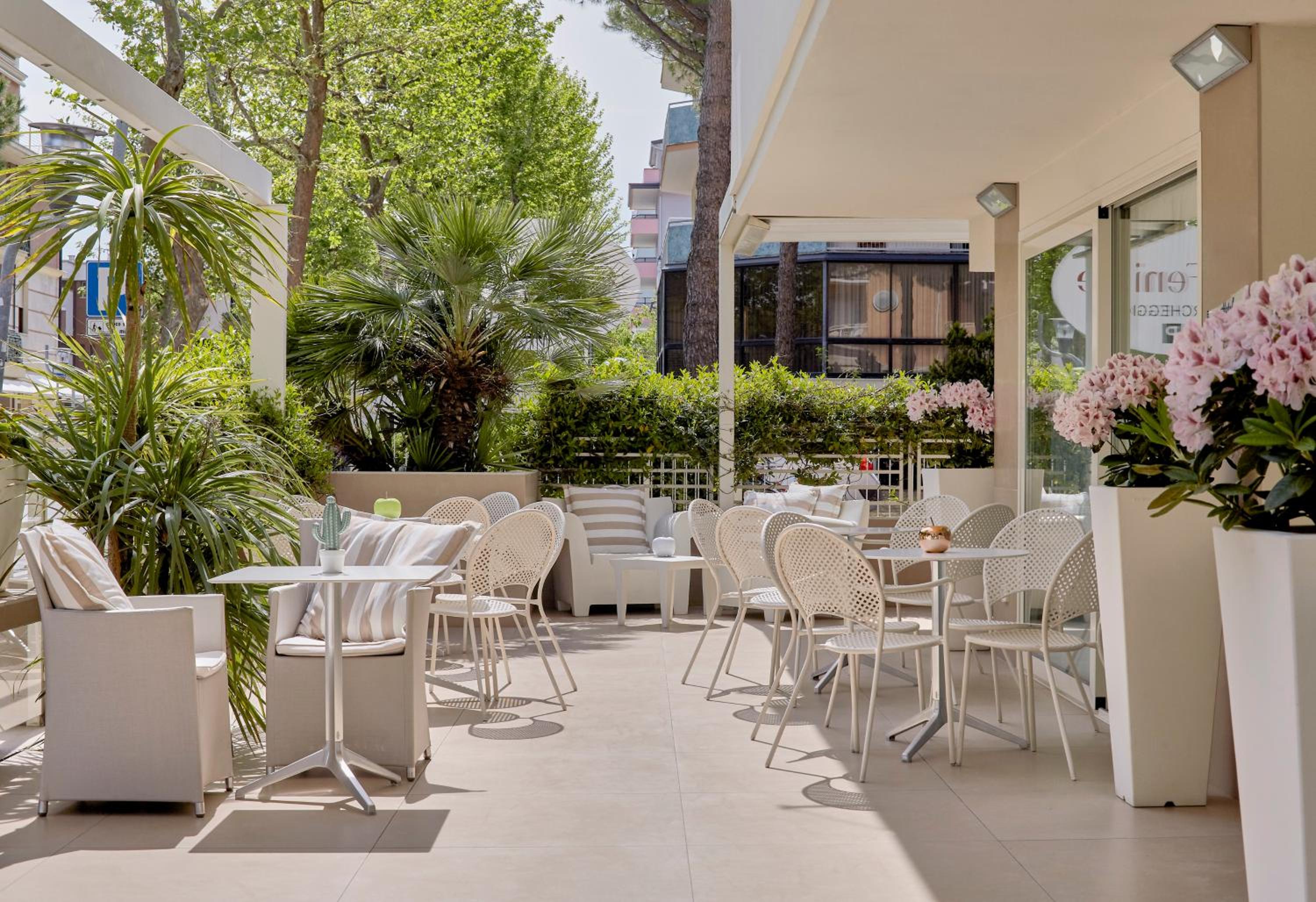 outdoor BBQ area