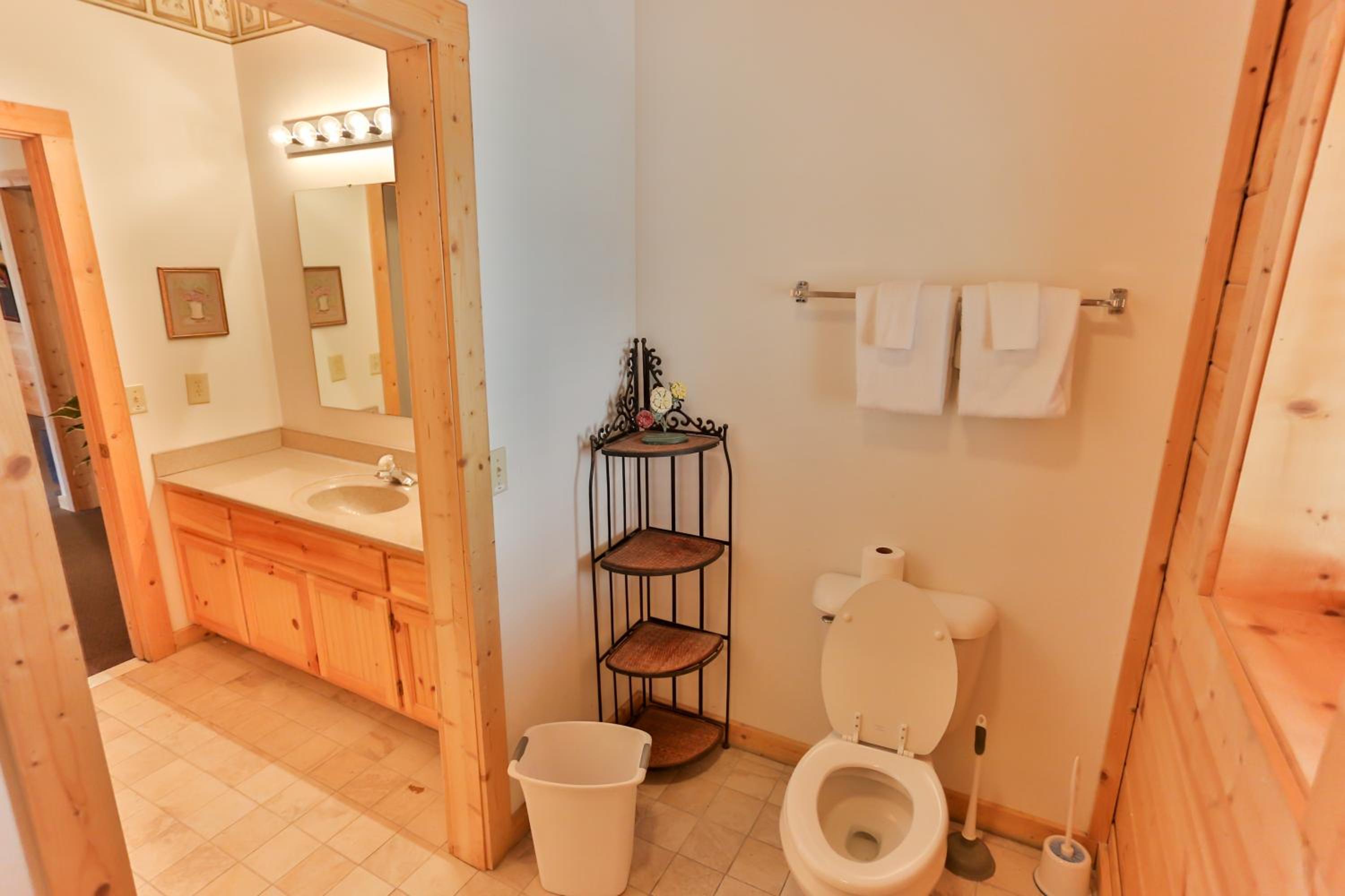 Log Inn, 5 bed 3 bath group cabin in Gatlinburg with game room and hot tub, seasonal resort pool view 4