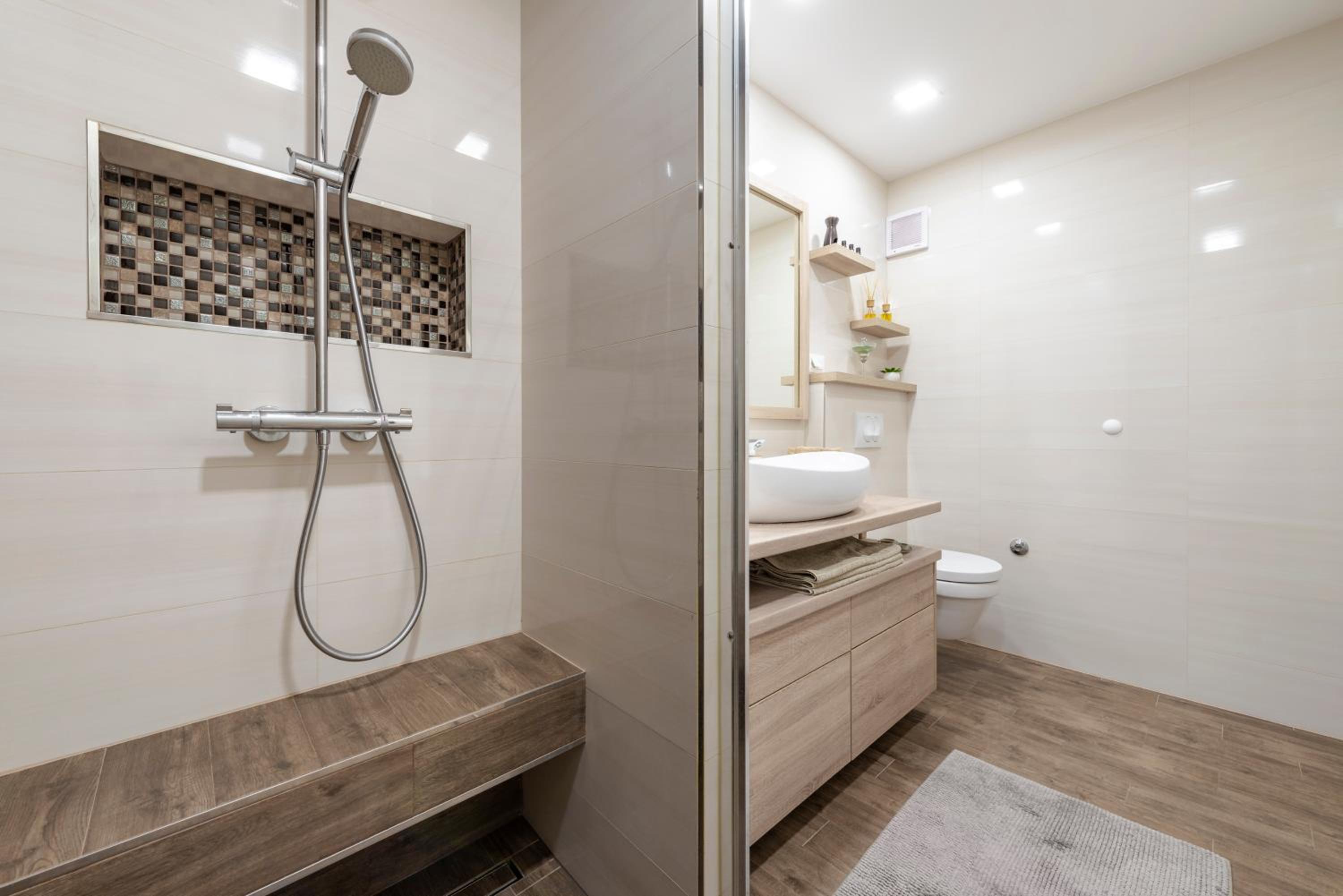 Penthouse ViewPoint en Mokošica — bathroom